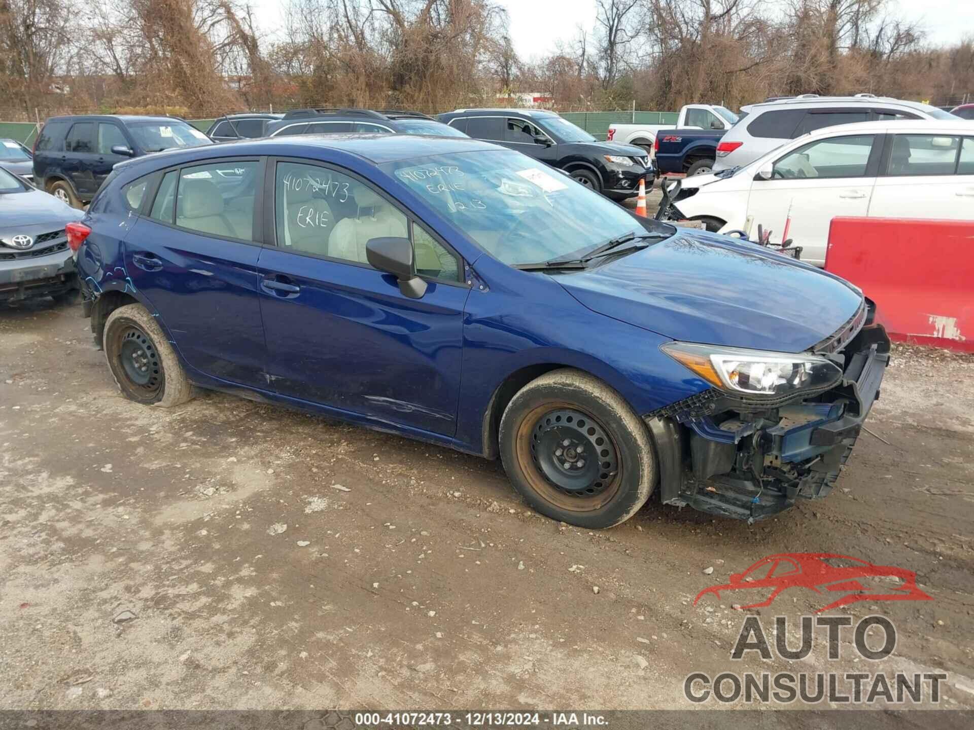 SUBARU IMPREZA 2018 - 4S3GTAA69J3753671