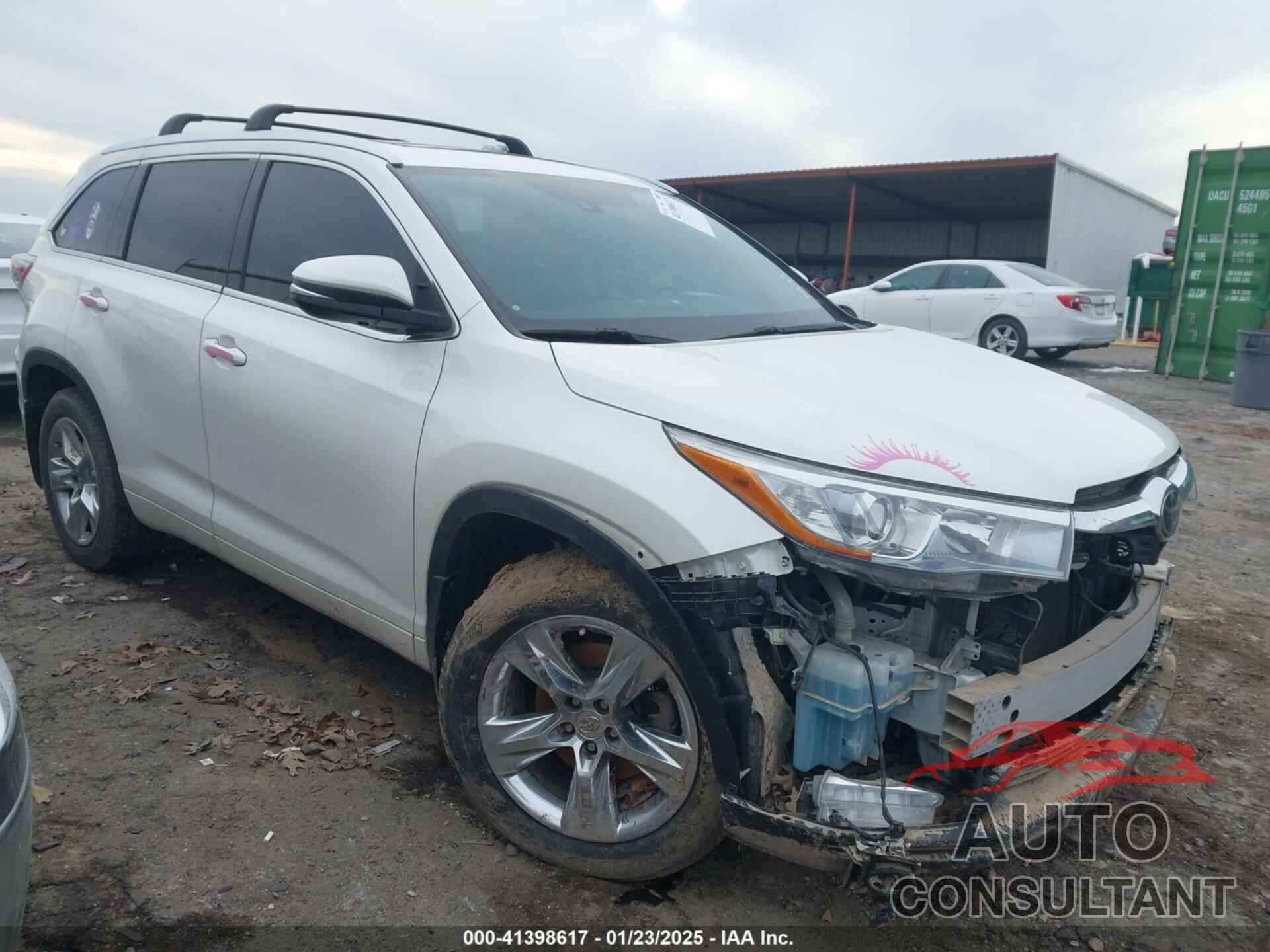 TOYOTA HIGHLANDER 2014 - 5TDDKRFH9ES014755