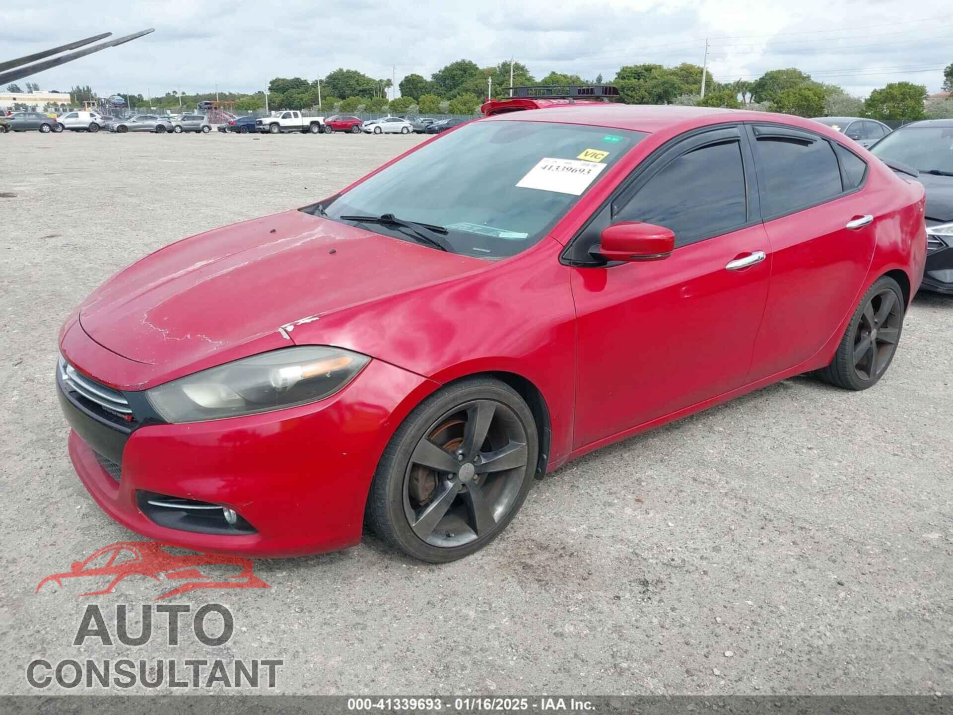 DODGE DART 2016 - 1C3CDFEB0GD585457