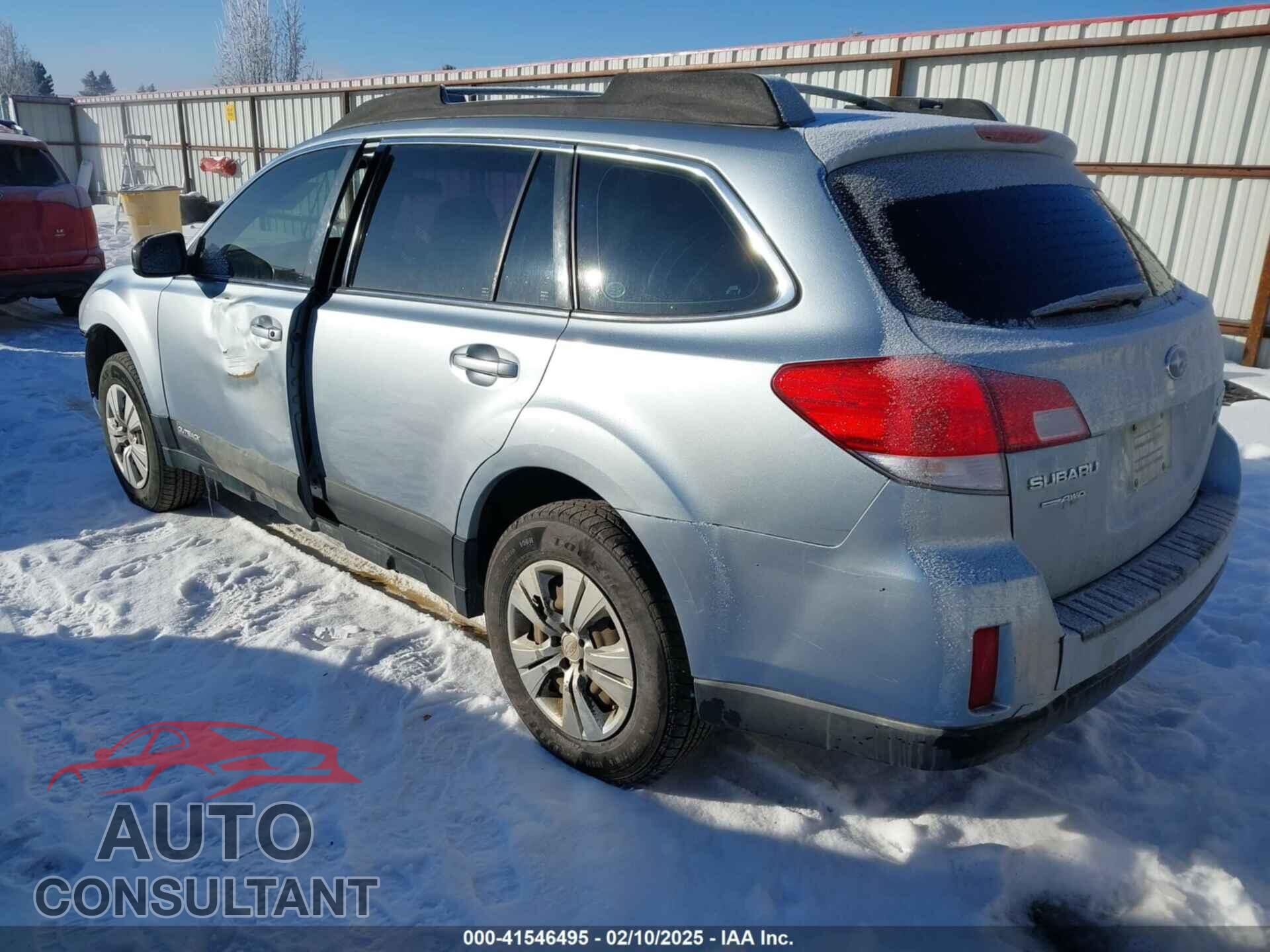 SUBARU OUTBACK 2013 - 4S4BRBAC5D3268819