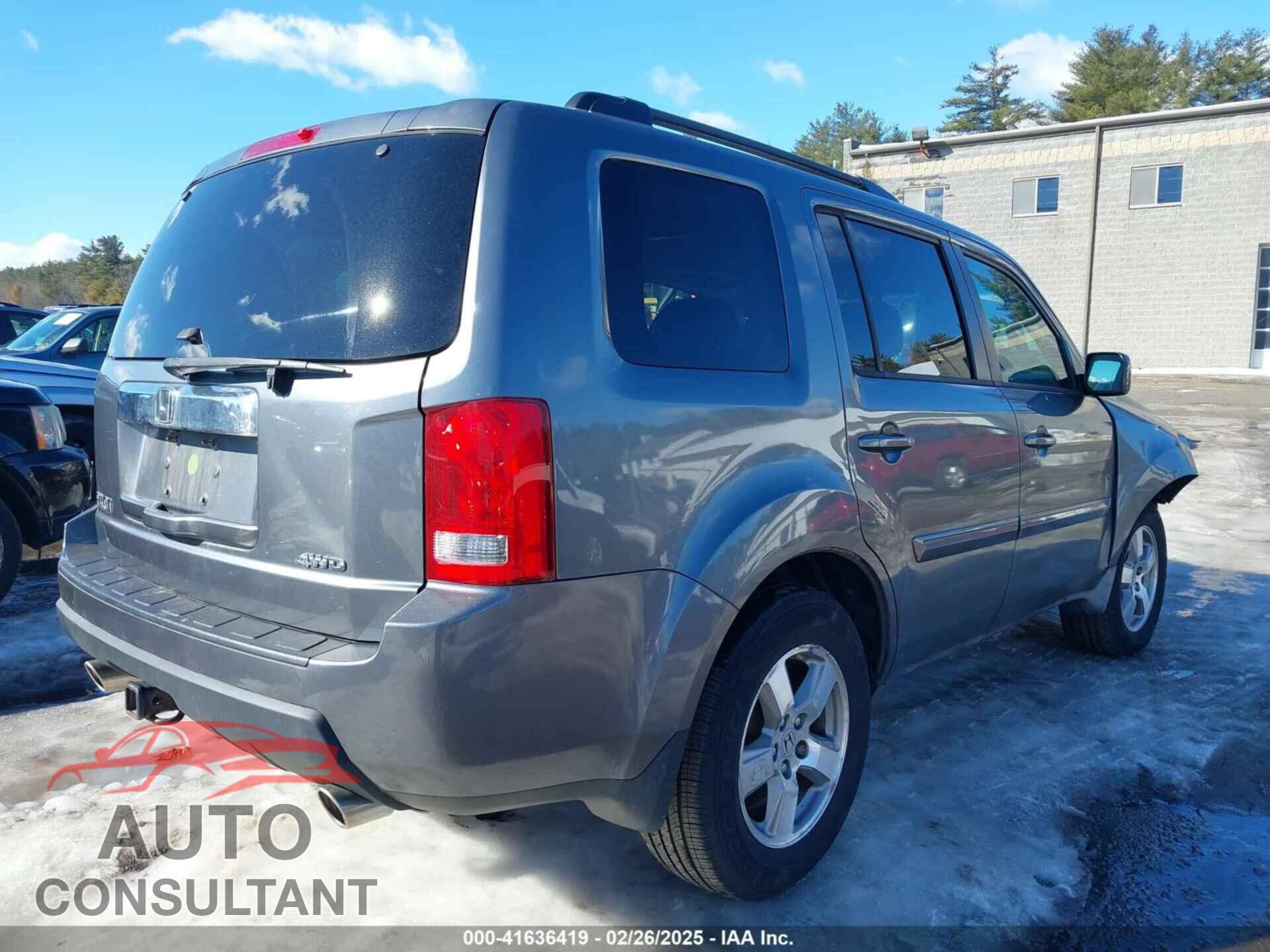 HONDA PILOT 2010 - 5FNYF4H55AB021437