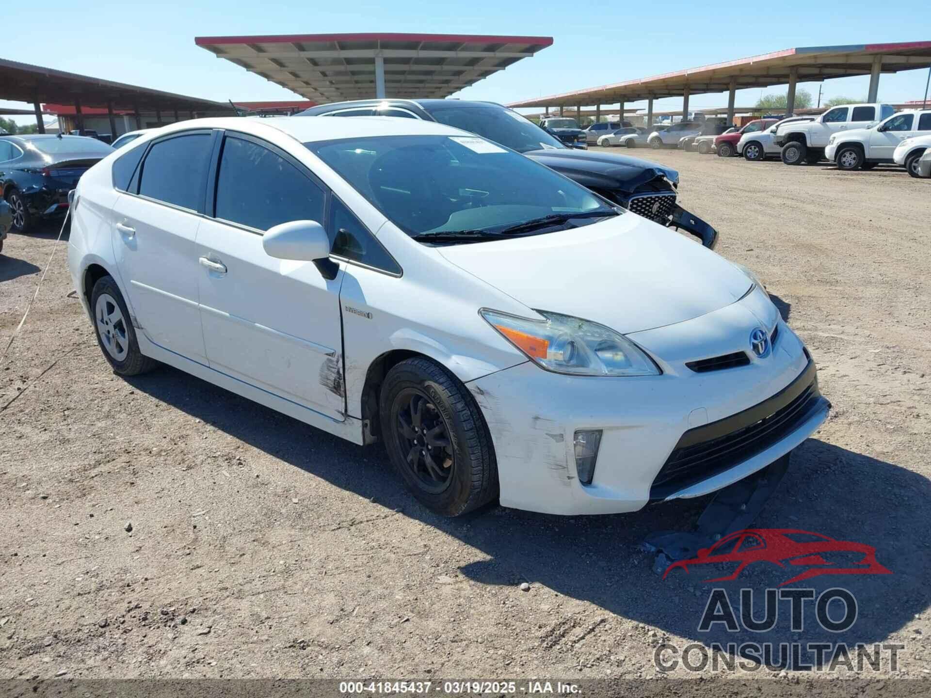 TOYOTA PRIUS 2013 - JTDKN3DU7D5545193