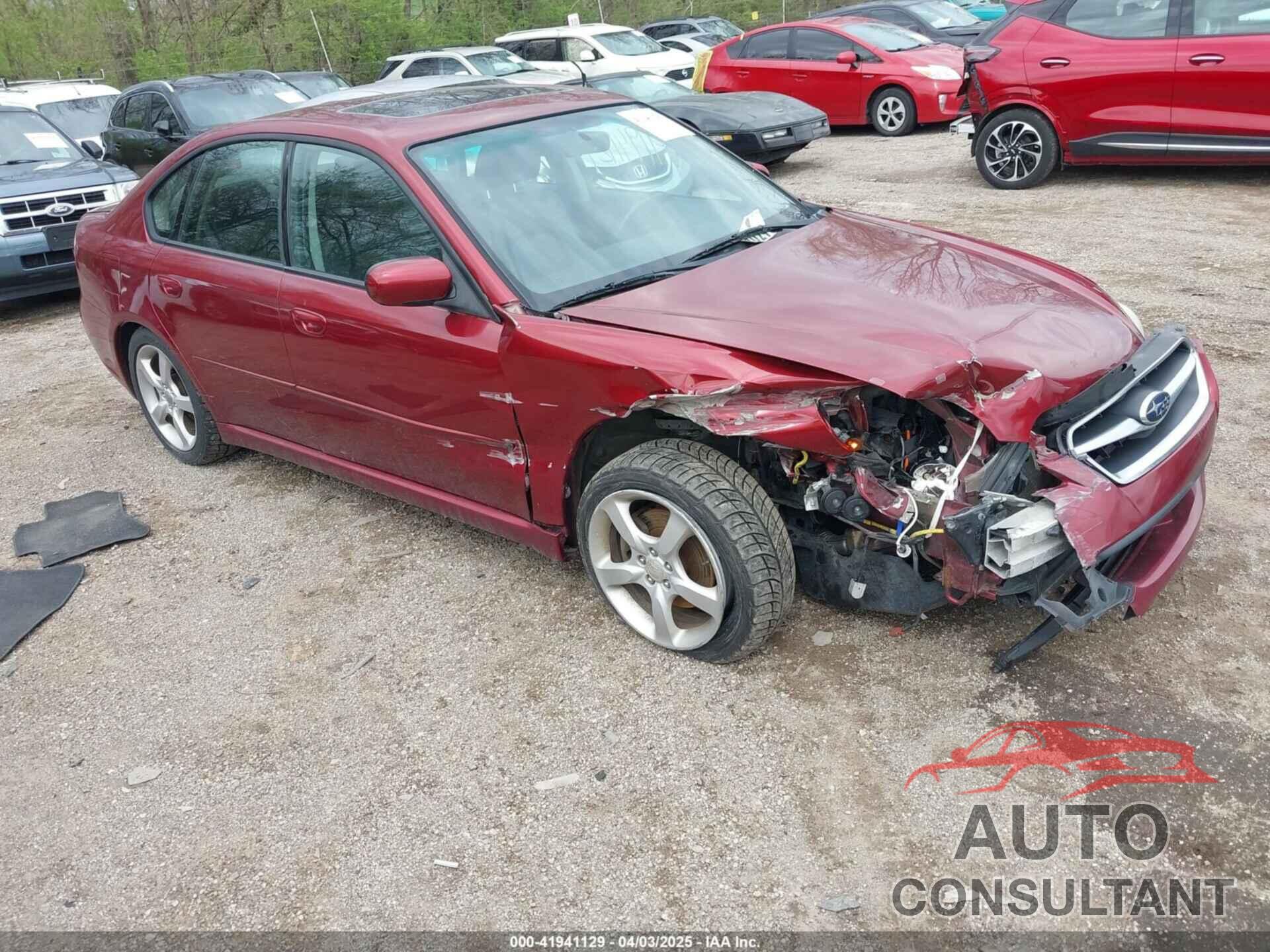 SUBARU LEGACY 2009 - 4S3BL626X97230699