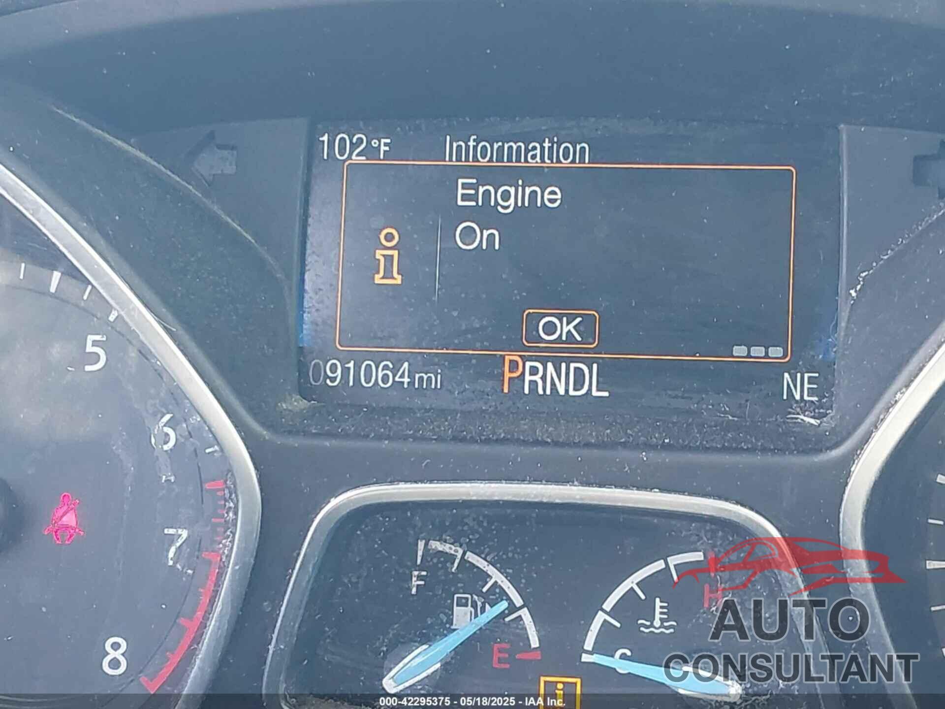 FORD FOCUS 2017 - 1FADP3F24HL332725