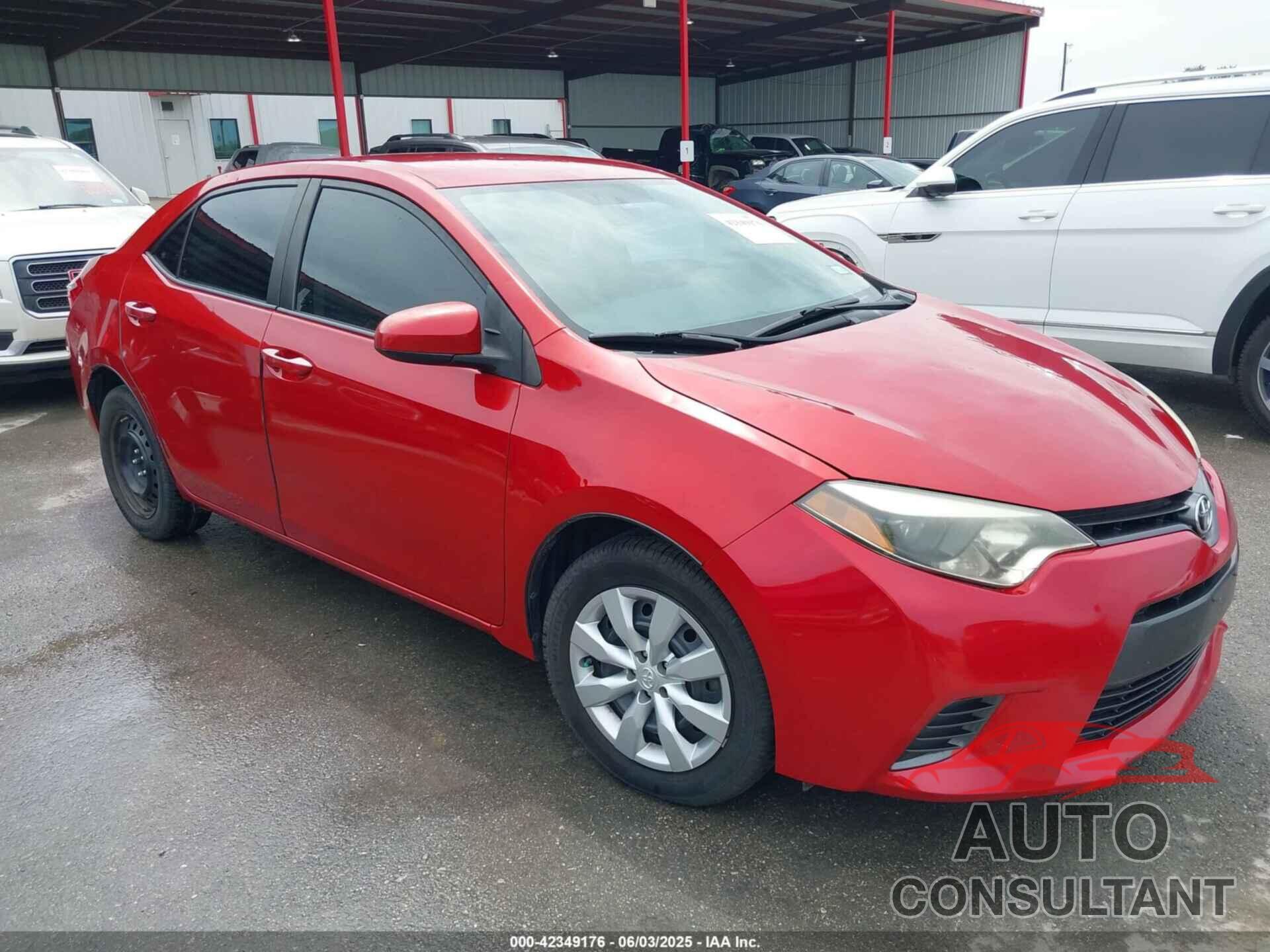 TOYOTA COROLLA 2015 - 5YFBURHE2FP257449