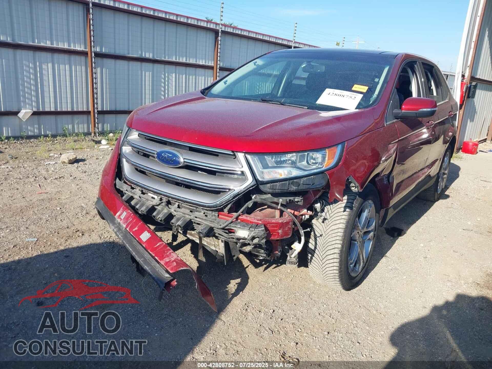 FORD EDGE 2017 - 2FMPK3K87HBC58910