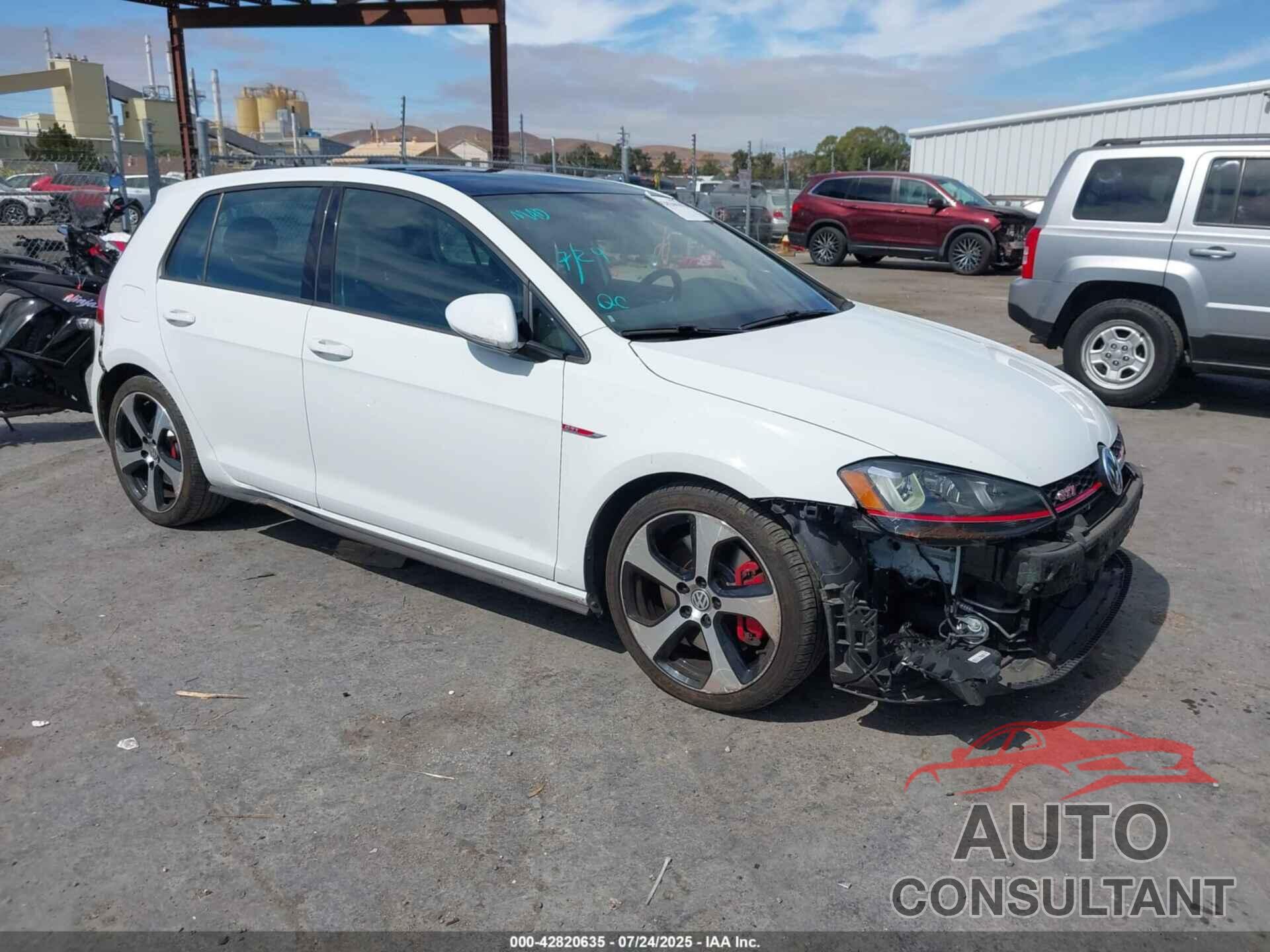 VOLKSWAGEN GOLF GTI 2017 - 3VW547AU1HM039660