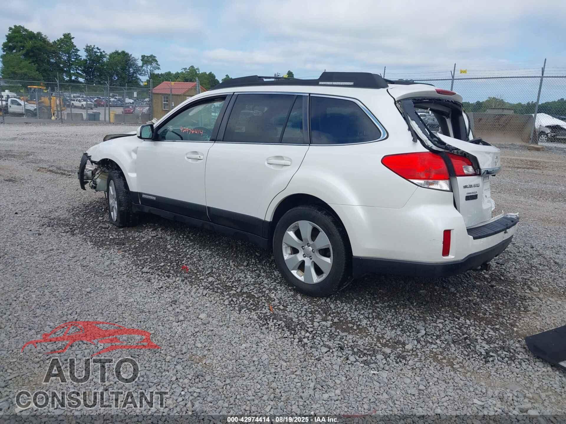 SUBARU OUTBACK 2011 - 4S4BRBCC7B3434462