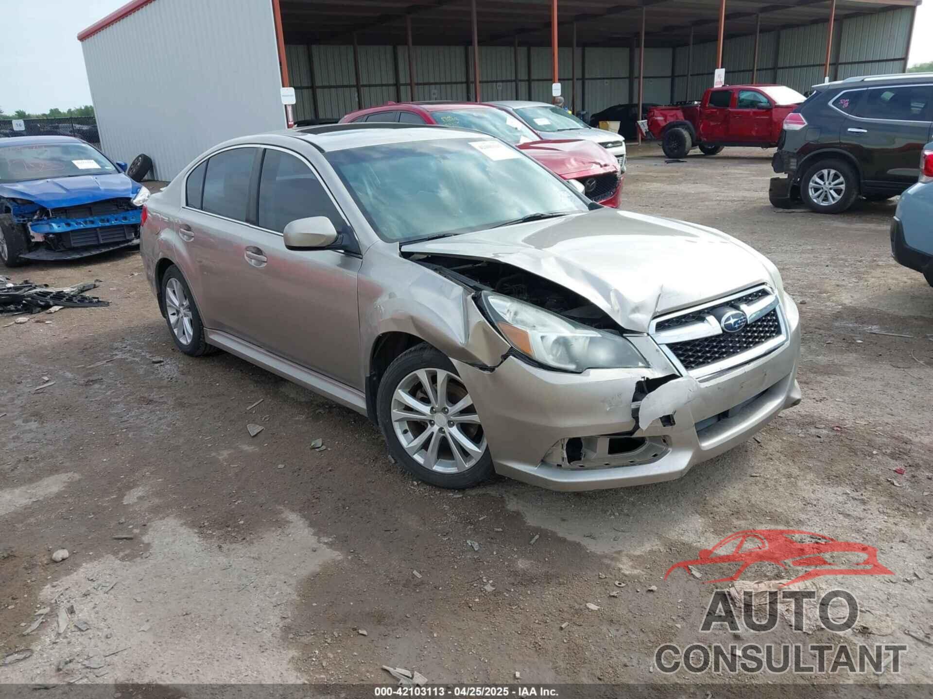 SUBARU LEGACY 2014 - 4S3BMBD6XE3029700