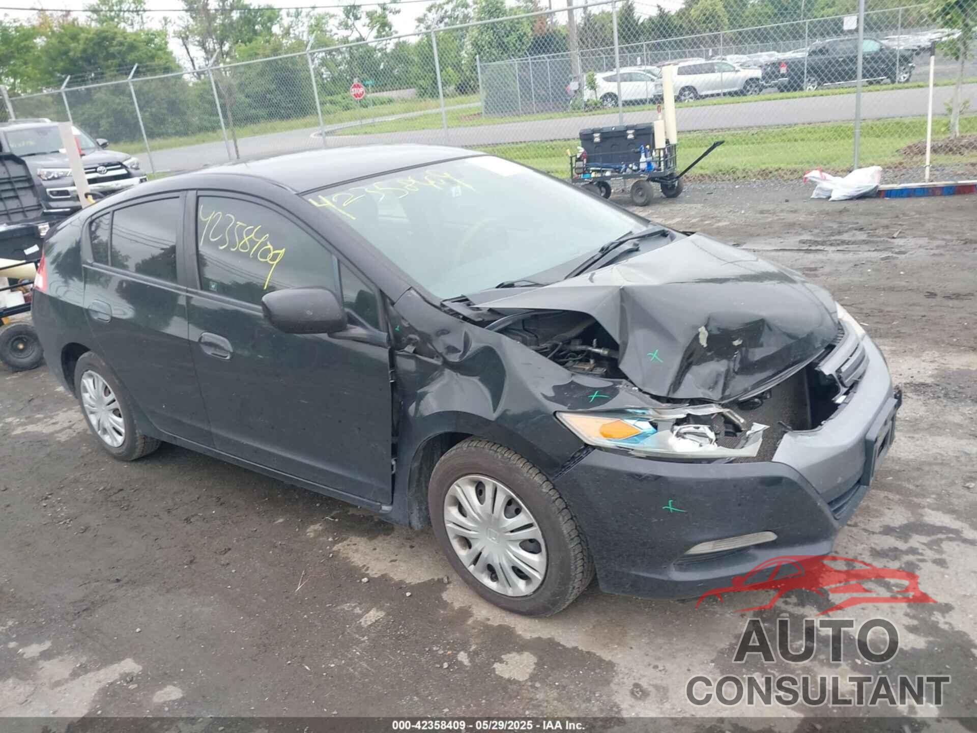 HONDA INSIGHT 2010 - JHMZE2H59AS037444
