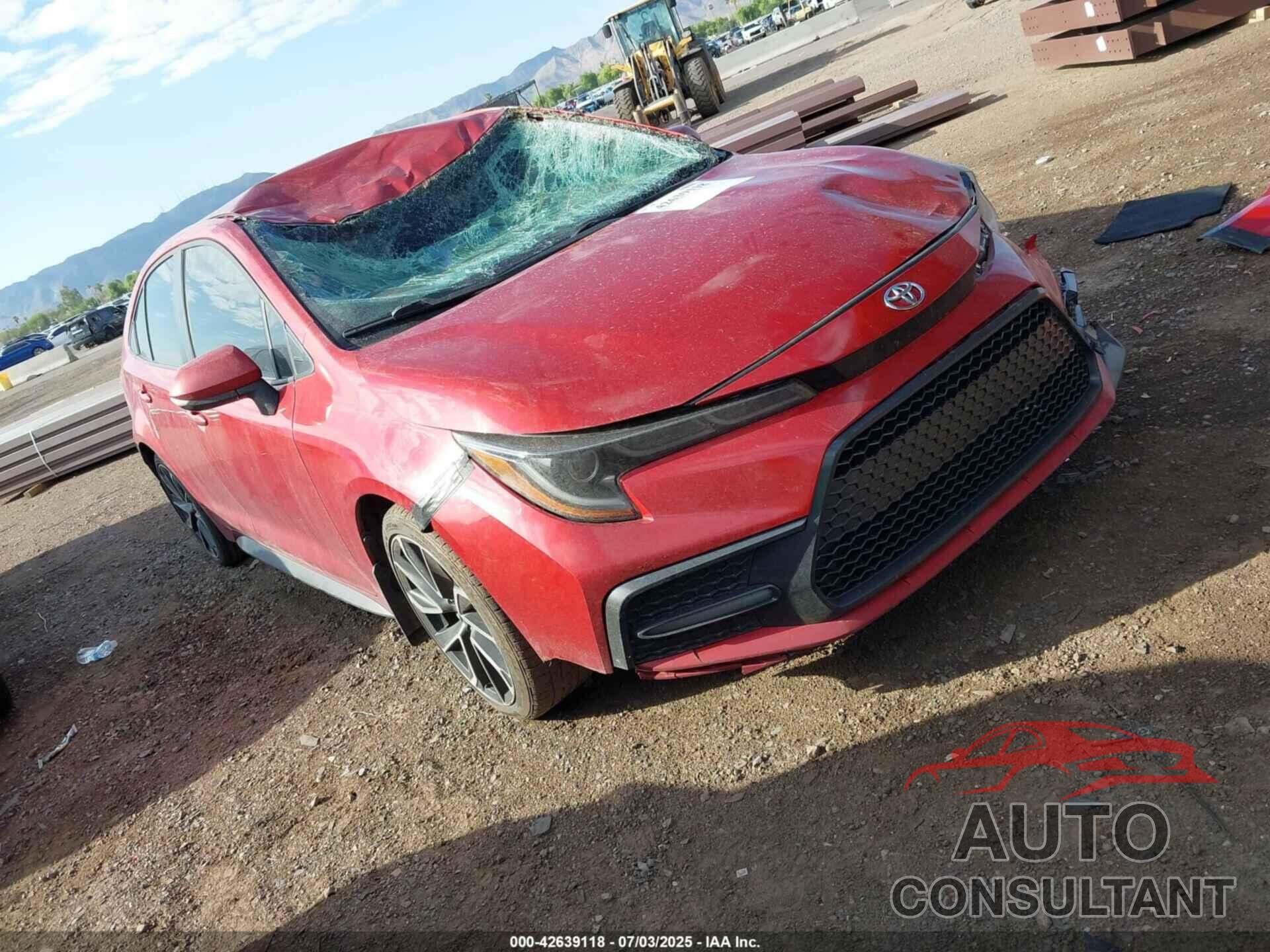 TOYOTA COROLLA 2020 - JTDS4RCEXLJ035541