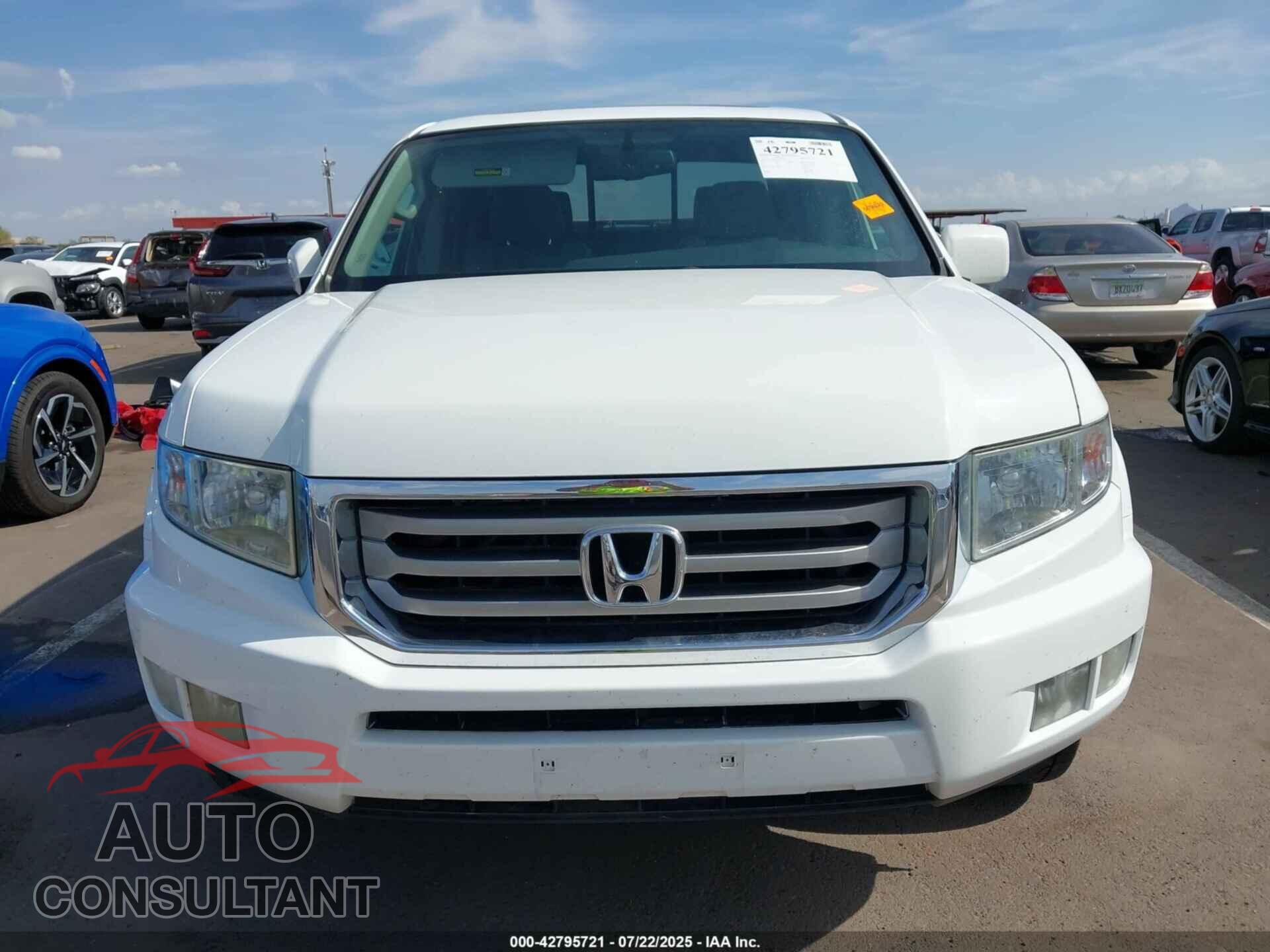 HONDA RIDGELINE 2013 - 5FPYK1F54DB001060