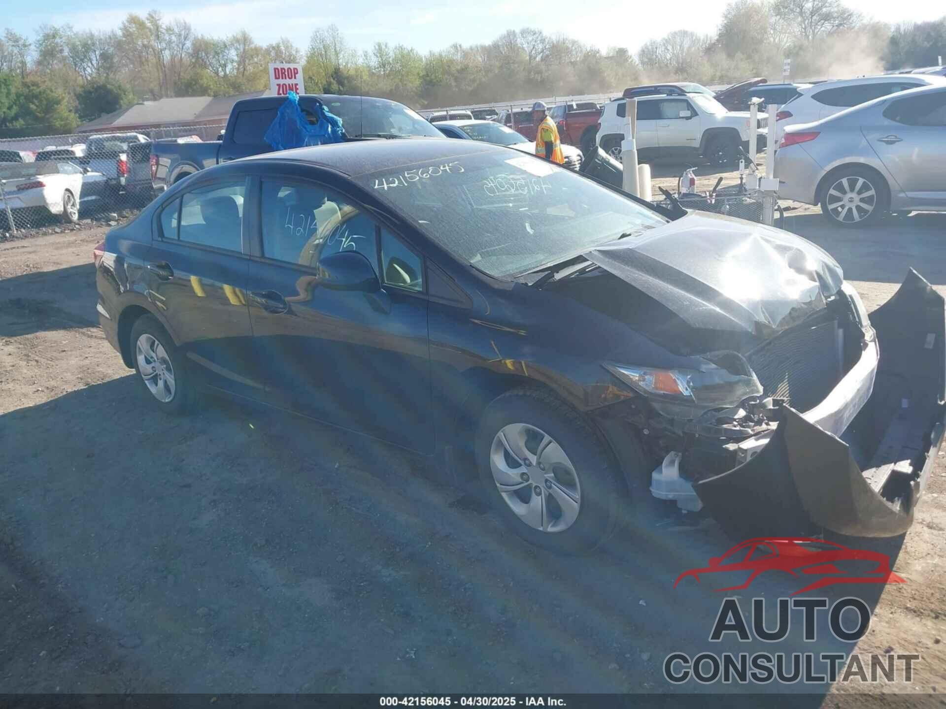 HONDA CIVIC 2013 - 19XFB2F52DE086704