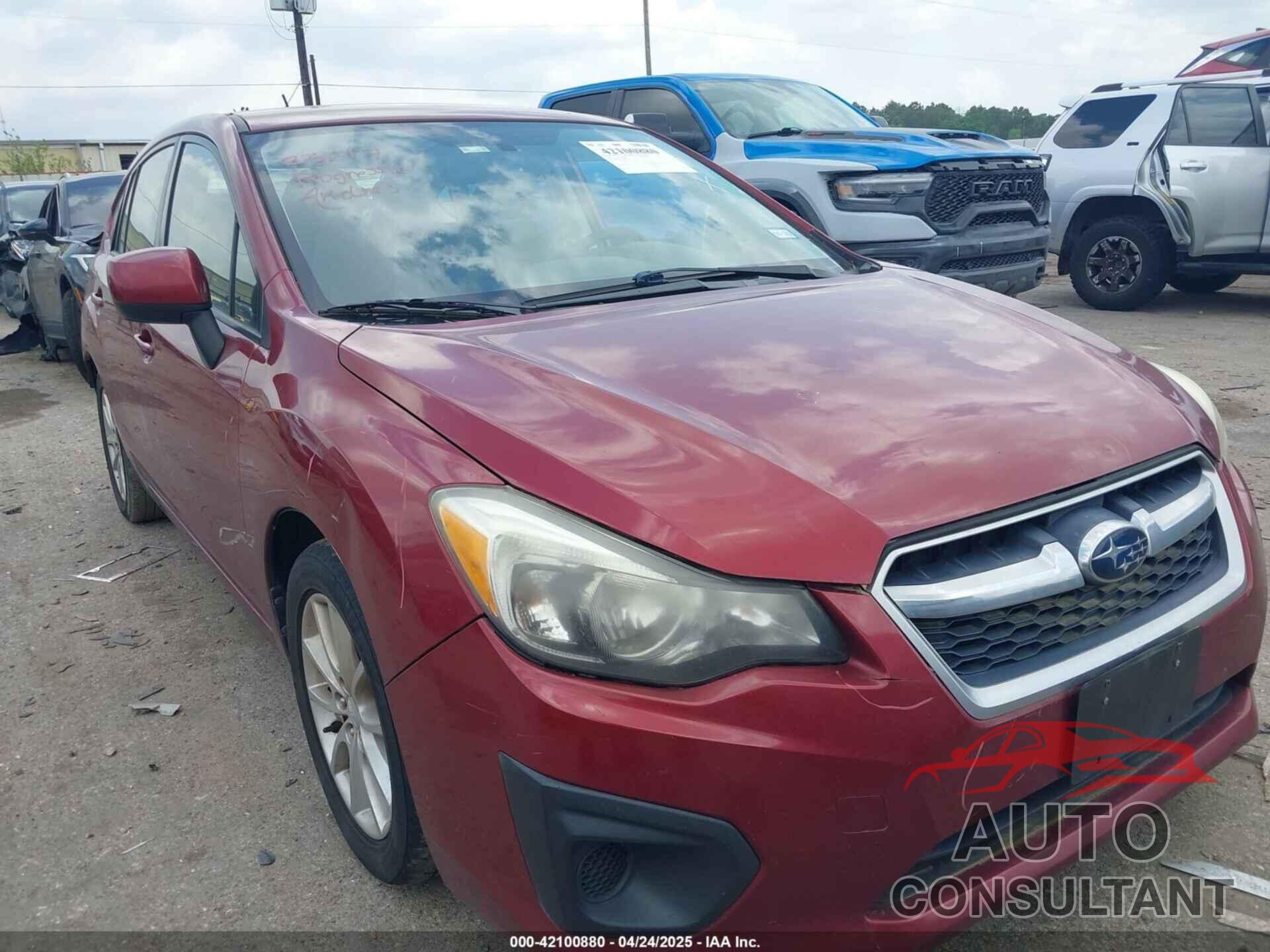 SUBARU IMPREZA 2013 - JF1GPAC62DH202383