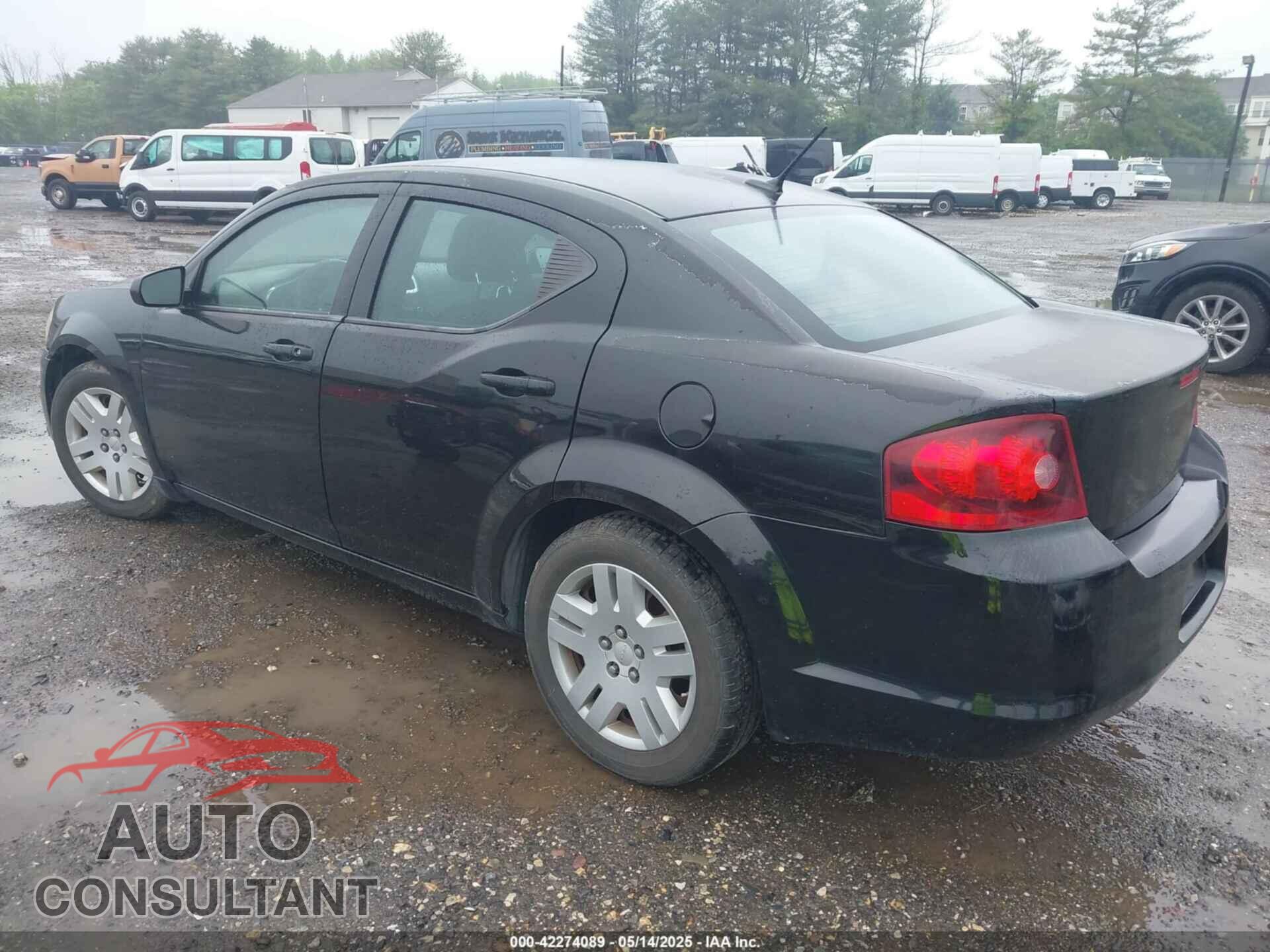 DODGE AVENGER 2013 - 1C3CDZAB2DN725246