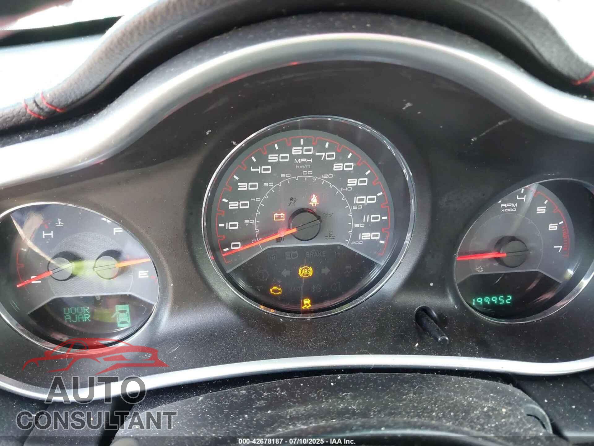 DODGE AVENGER 2012 - 1C3CDZEGXCN269467