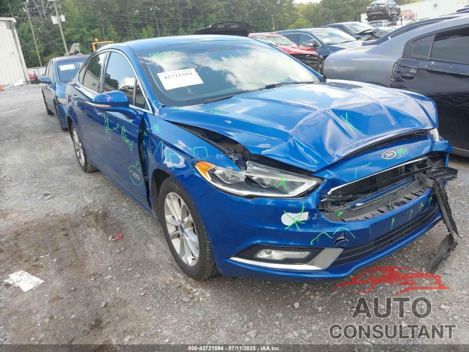 FORD FUSION ENERGI 2017 - 3FA6P0PUXHR354432