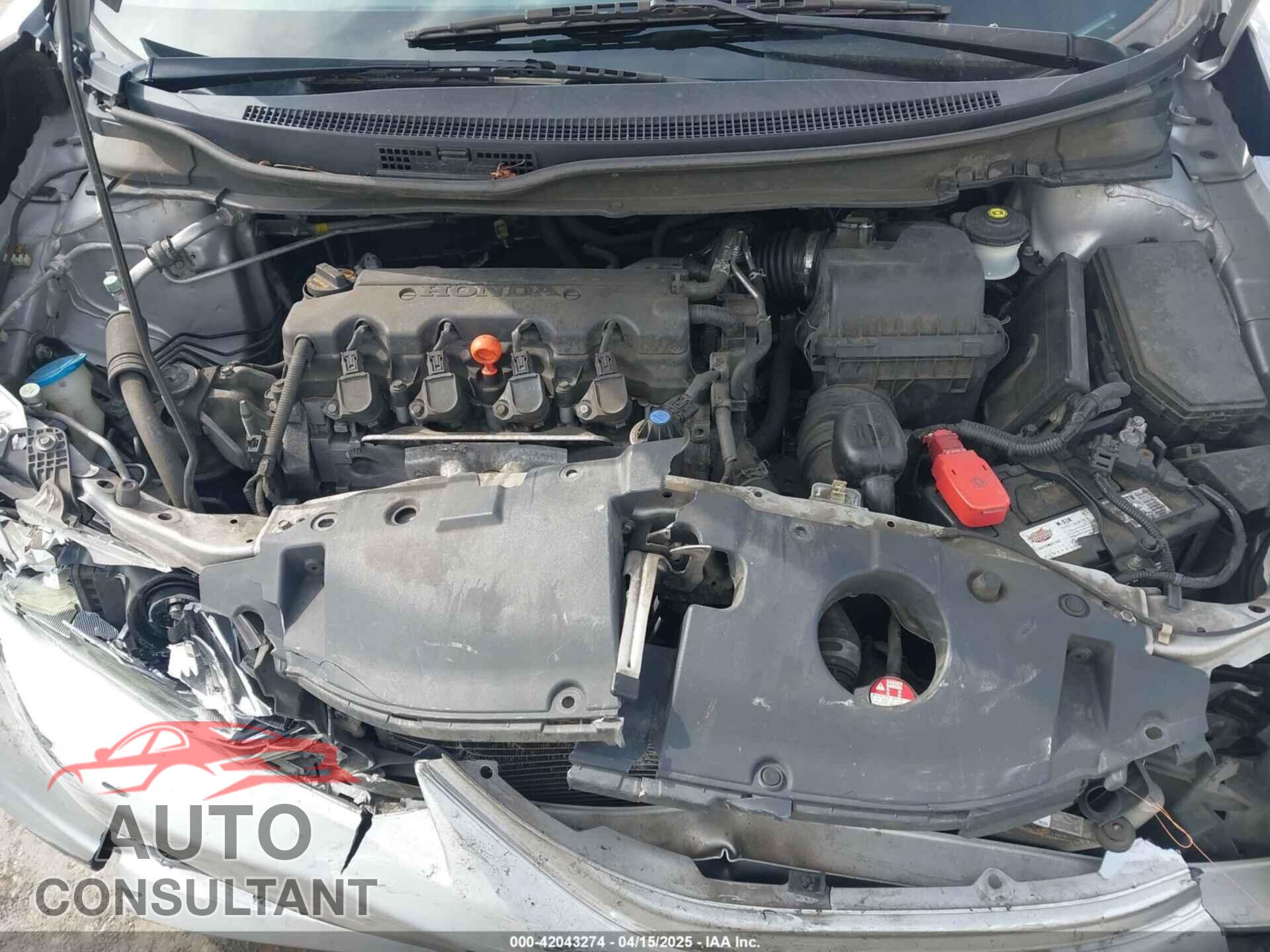 HONDA CIVIC 2013 - 19XFB2F57DE270682
