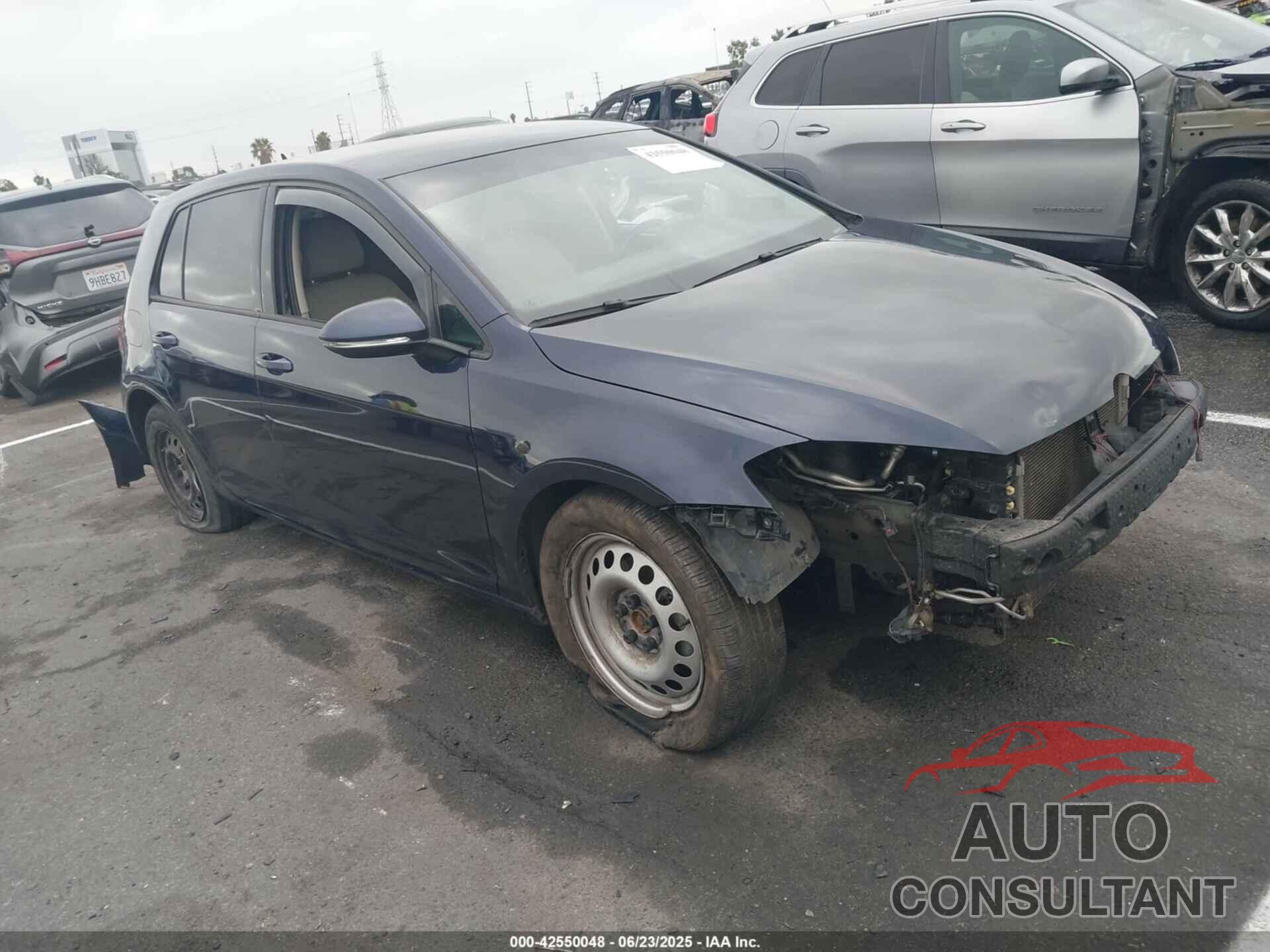 VOLKSWAGEN GOLF 2015 - 3VW2A7AU9FM041245