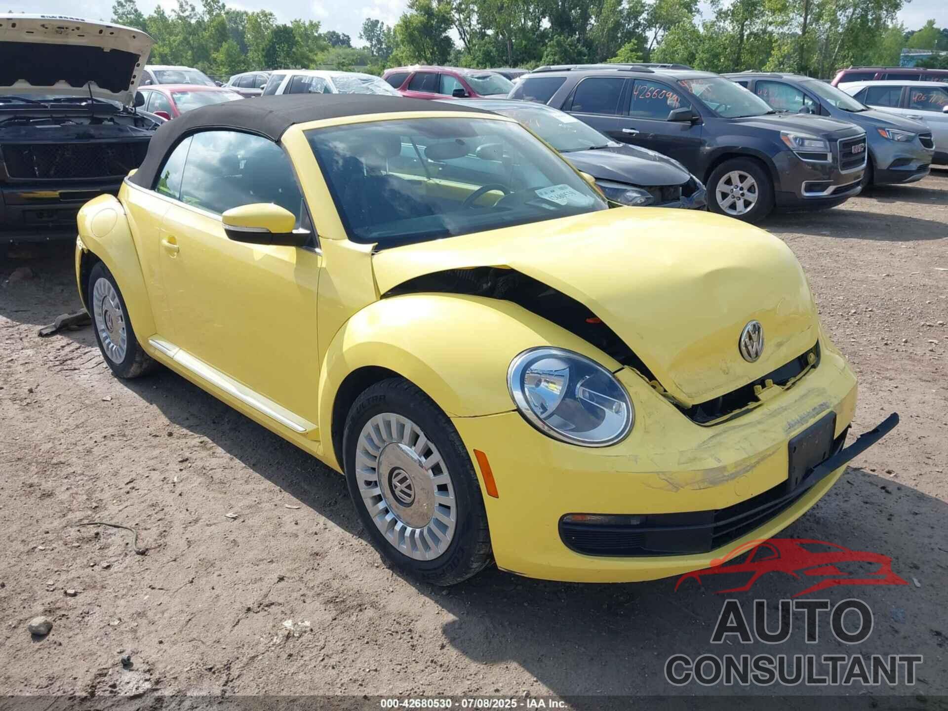VOLKSWAGEN BEETLE 2013 - 3VW5X7AT3DM831303