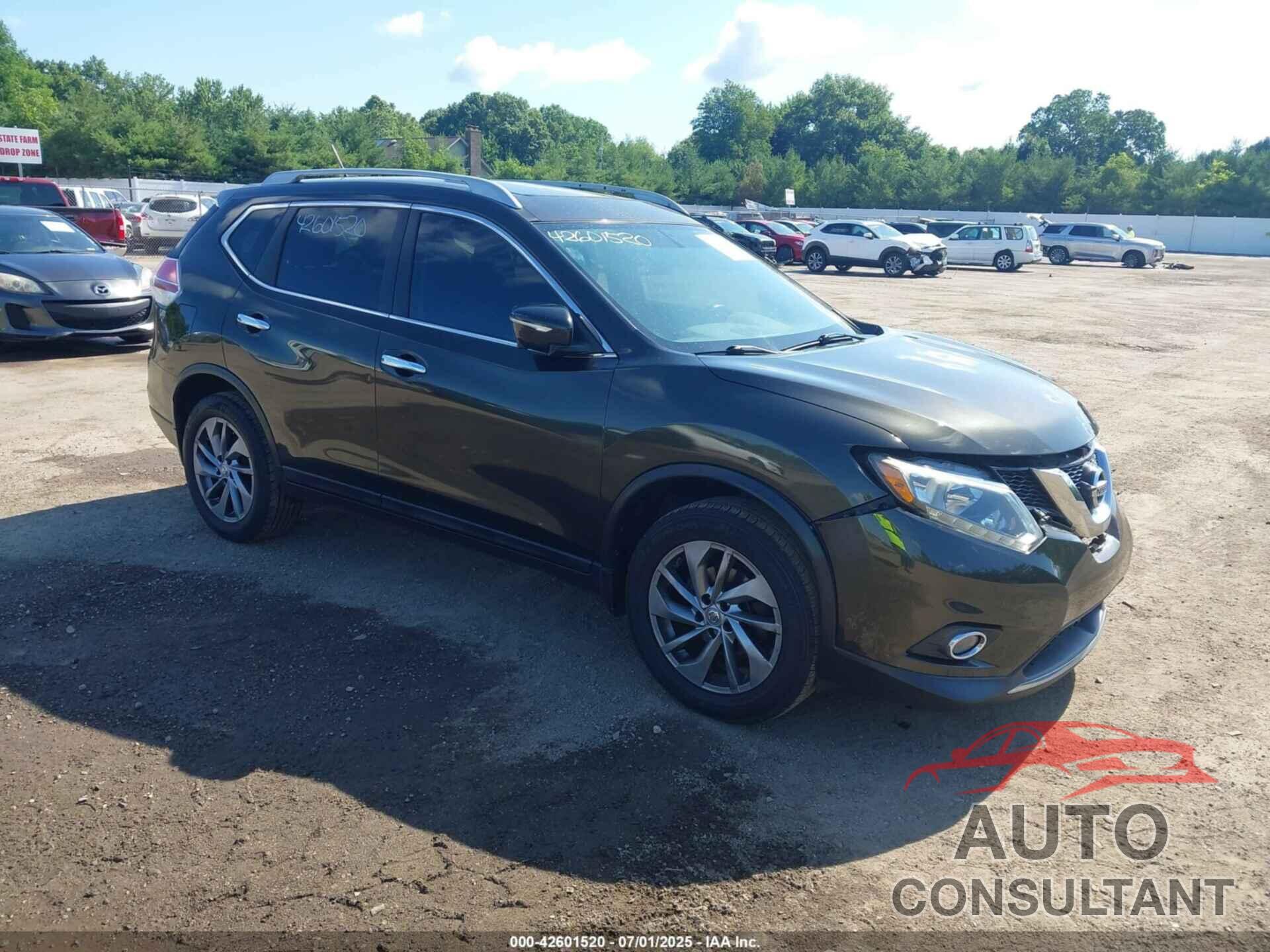 NISSAN ROGUE 2015 - 5N1AT2MV0FC829537