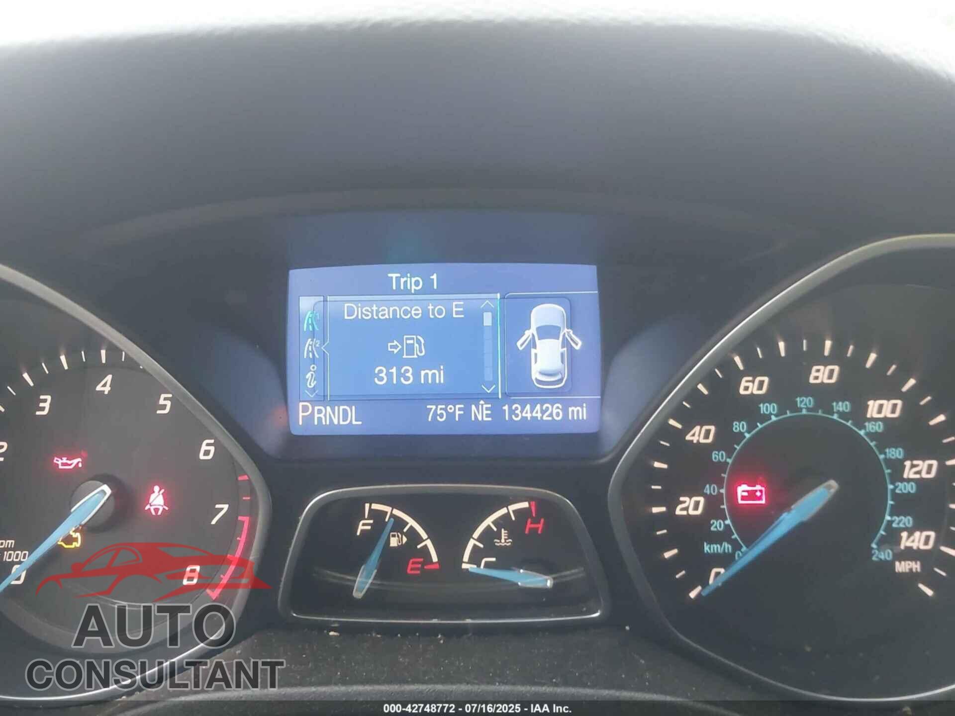 FORD FOCUS 2013 - 1FADP3F25DL276272