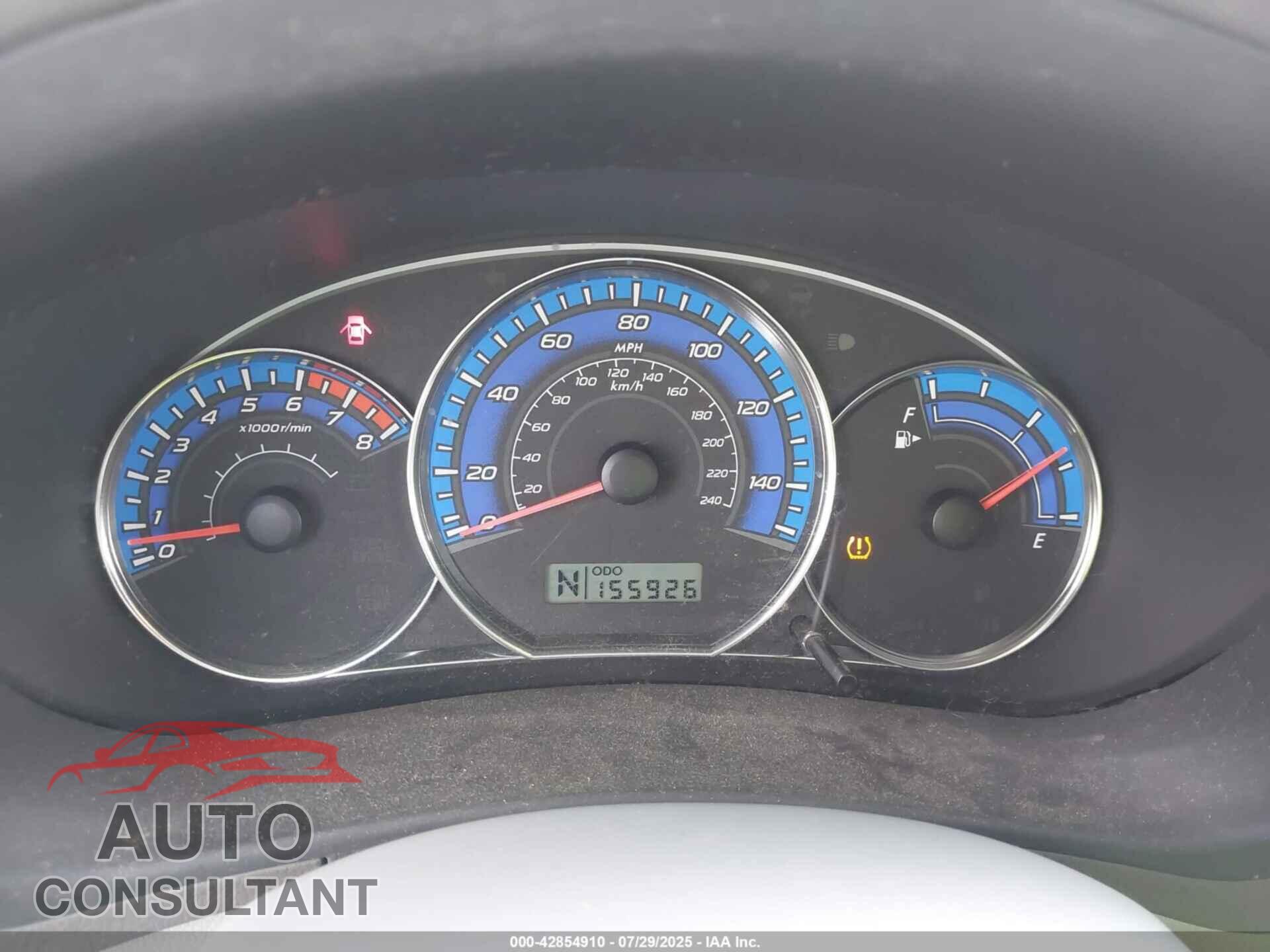 SUBARU FORESTER 2009 - JF2SH63639H768009
