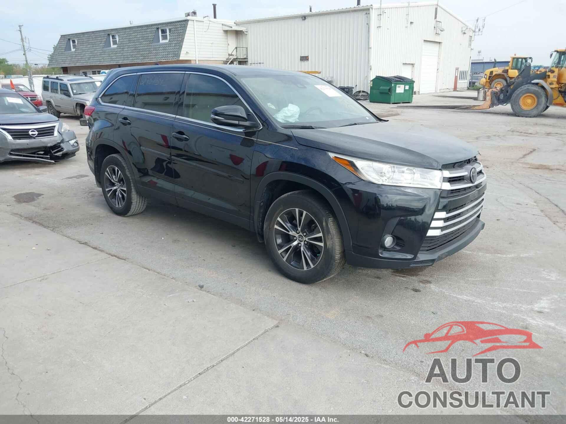 TOYOTA HIGHLANDER 2019 - 5TDZZRFH2KS295875
