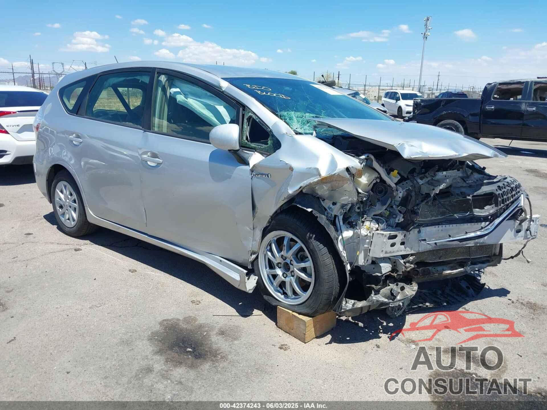 TOYOTA PRIUS V 2014 - JTDZN3EU5EJ008179