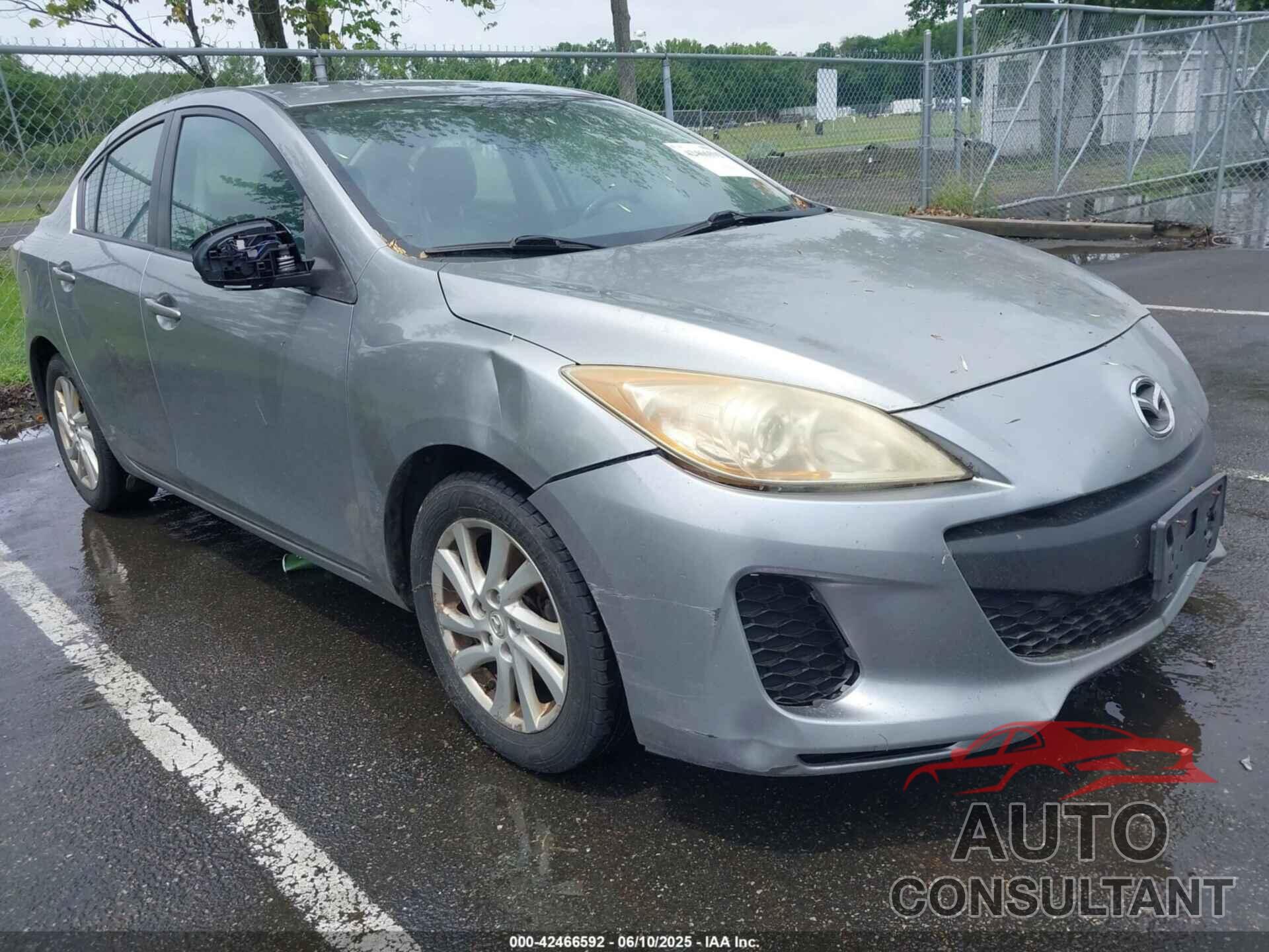 MAZDA MAZDA3 2012 - JM1BL1W85C1639234