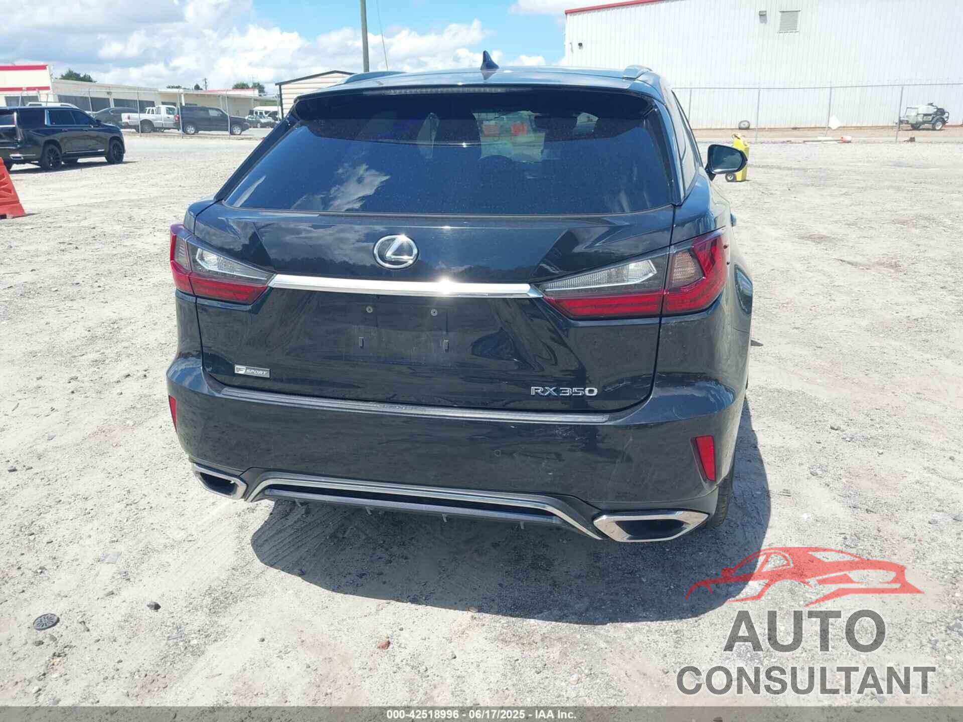 LEXUS RX 350 2018 - 2T2BZMCA6JC149333
