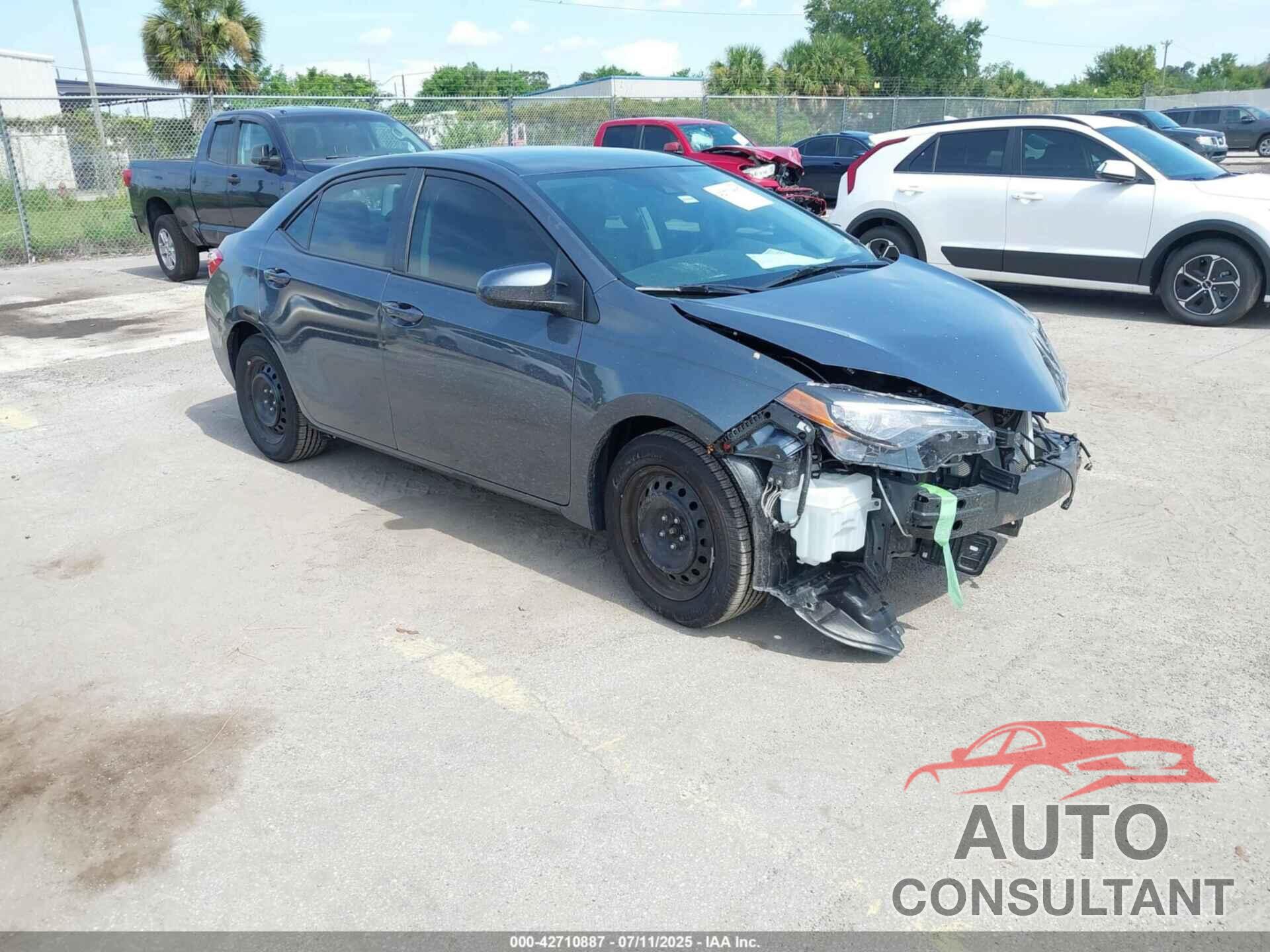 TOYOTA COROLLA 2019 - 2T1BURHE6KC224285