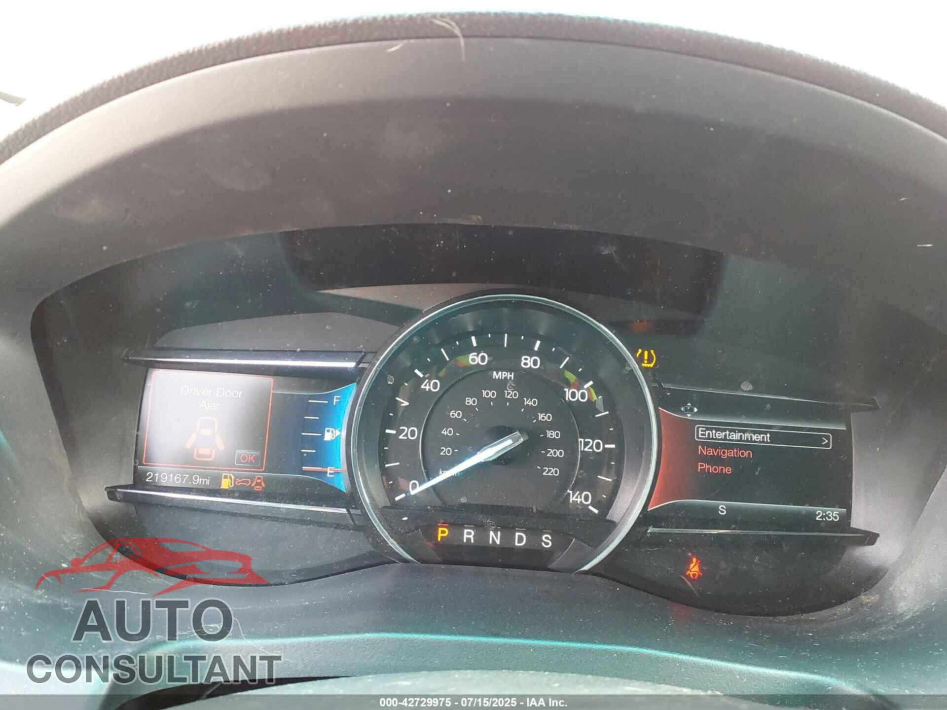 FORD EXPLORER 2016 - 1FM5K7D80GGB78514
