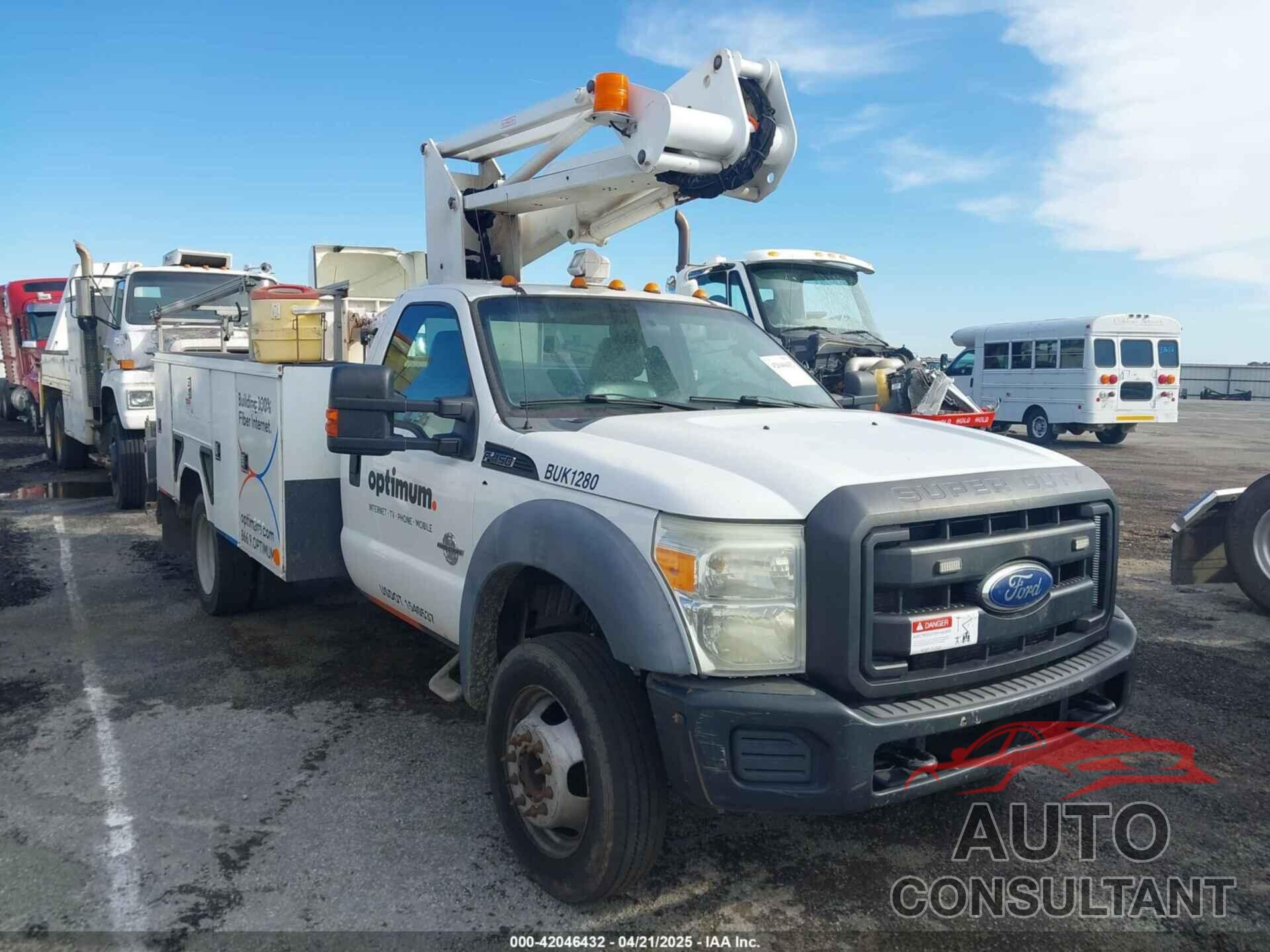 FORD F-450 CHASSIS 2011 - 1FDUF4GT3BEC47649