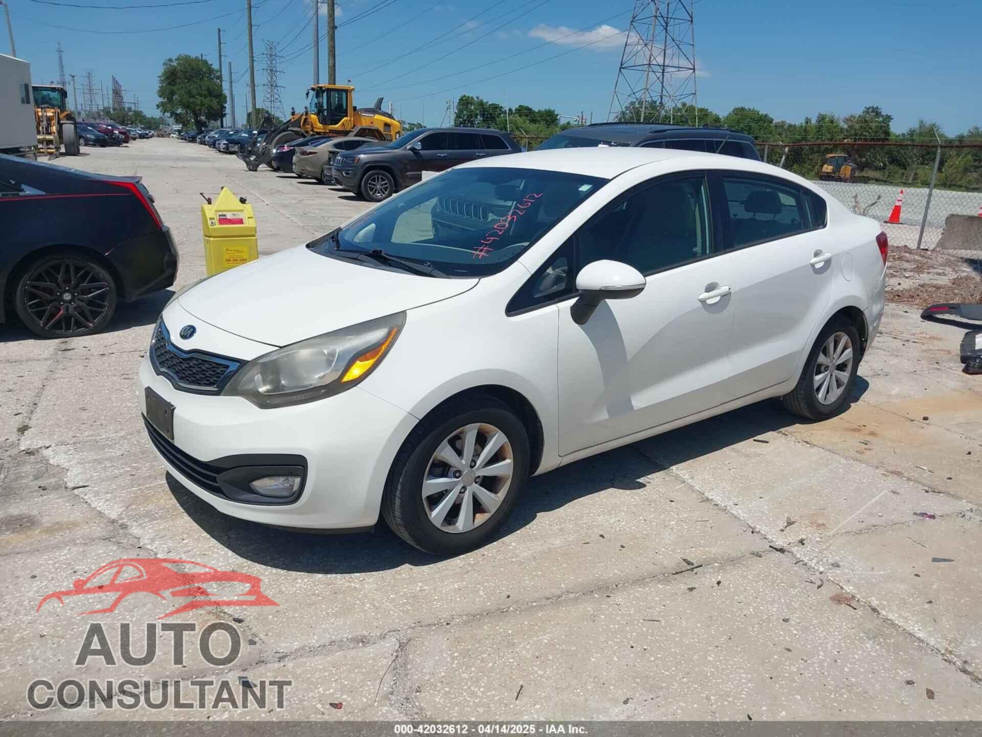 KIA RIO 2013 - KNADN4A33D6174454