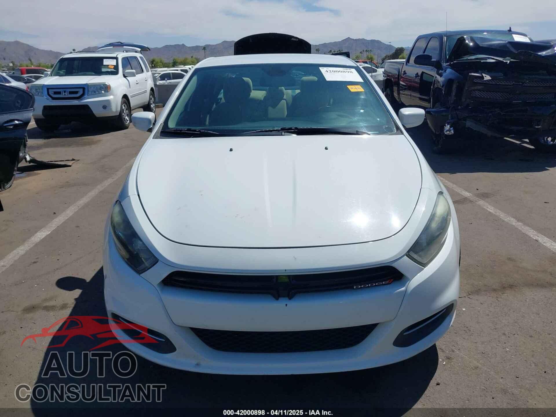 DODGE DART 2016 - 1C3CDFBB7GD563864