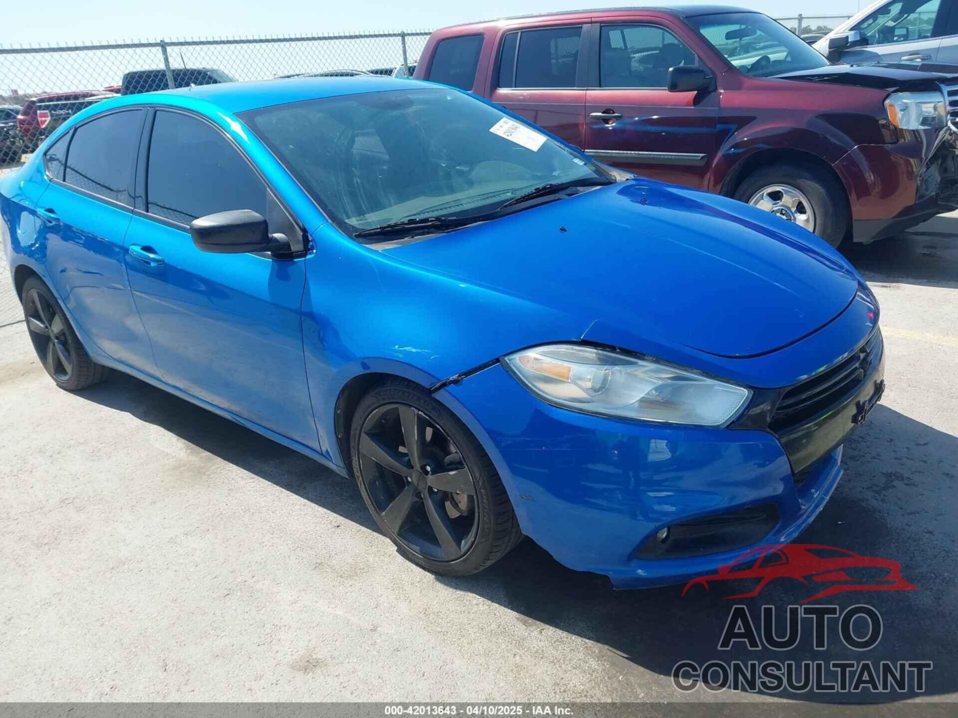DODGE DART 2015 - 1C3CDFBB2FD378443
