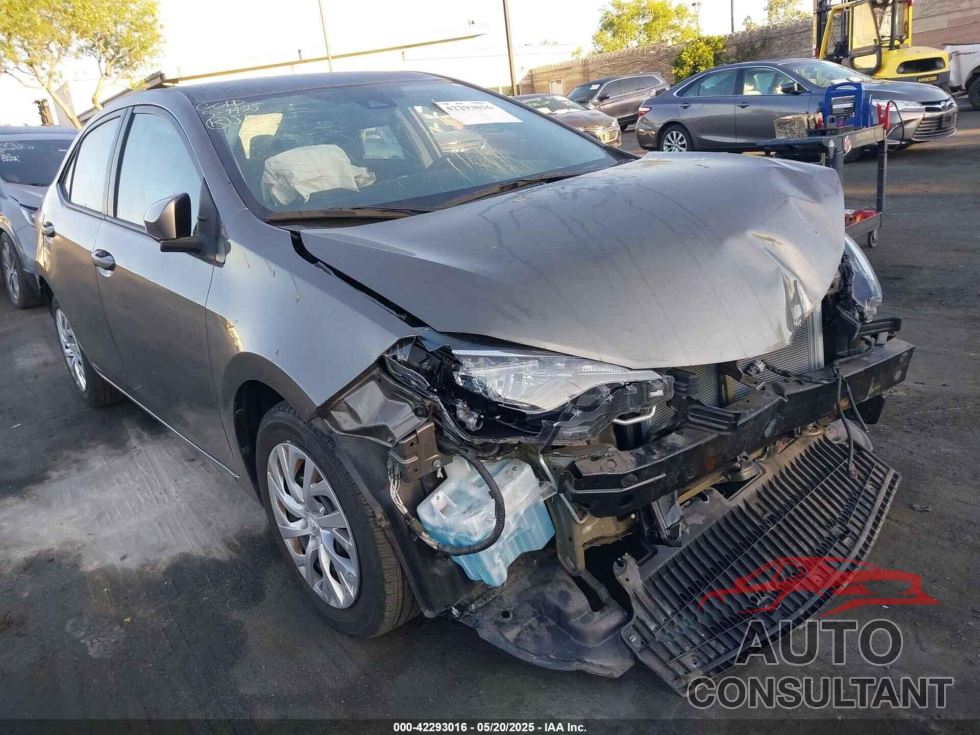 TOYOTA COROLLA 2019 - 5YFBURHE9KP891285