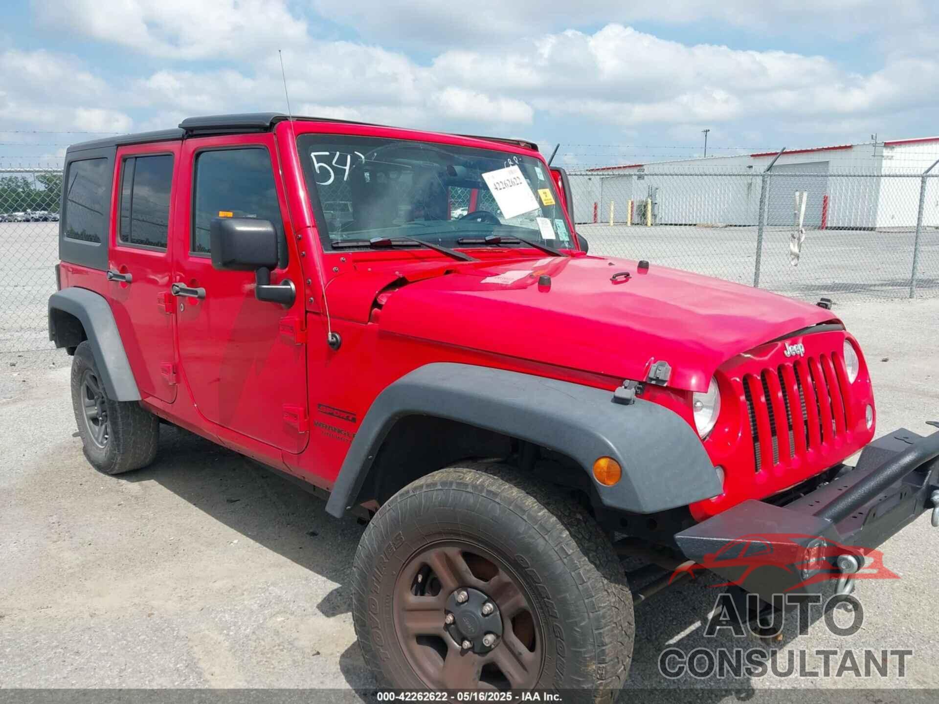 JEEP WRANGLER UNLIMITED 2017 - 1C4BJWDG7HL547406
