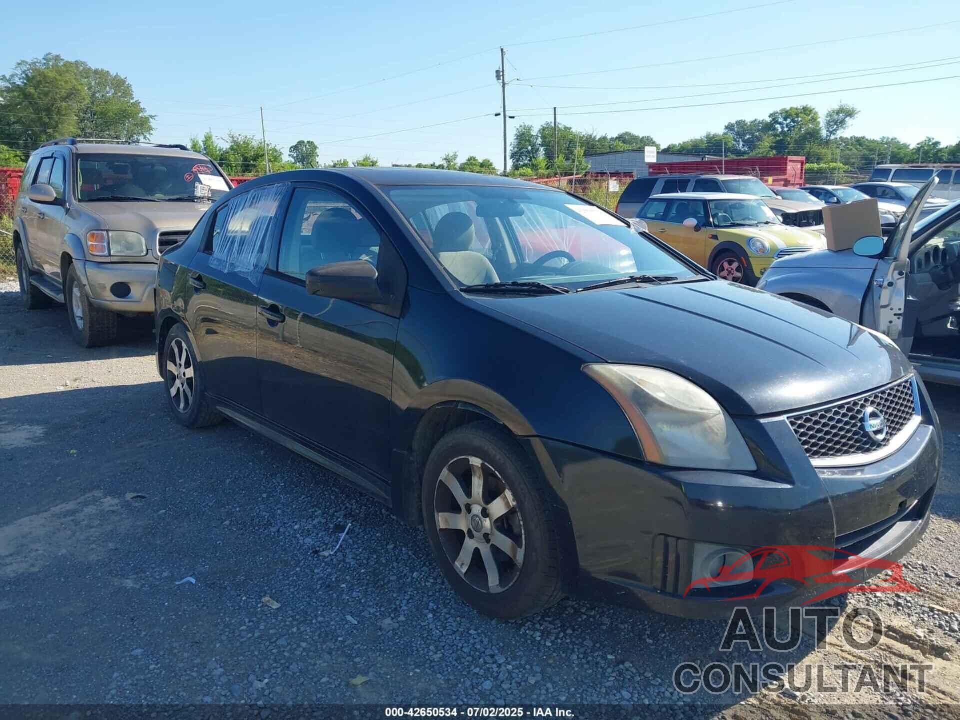 NISSAN SENTRA 2012 - 3N1AB6AP4CL650814