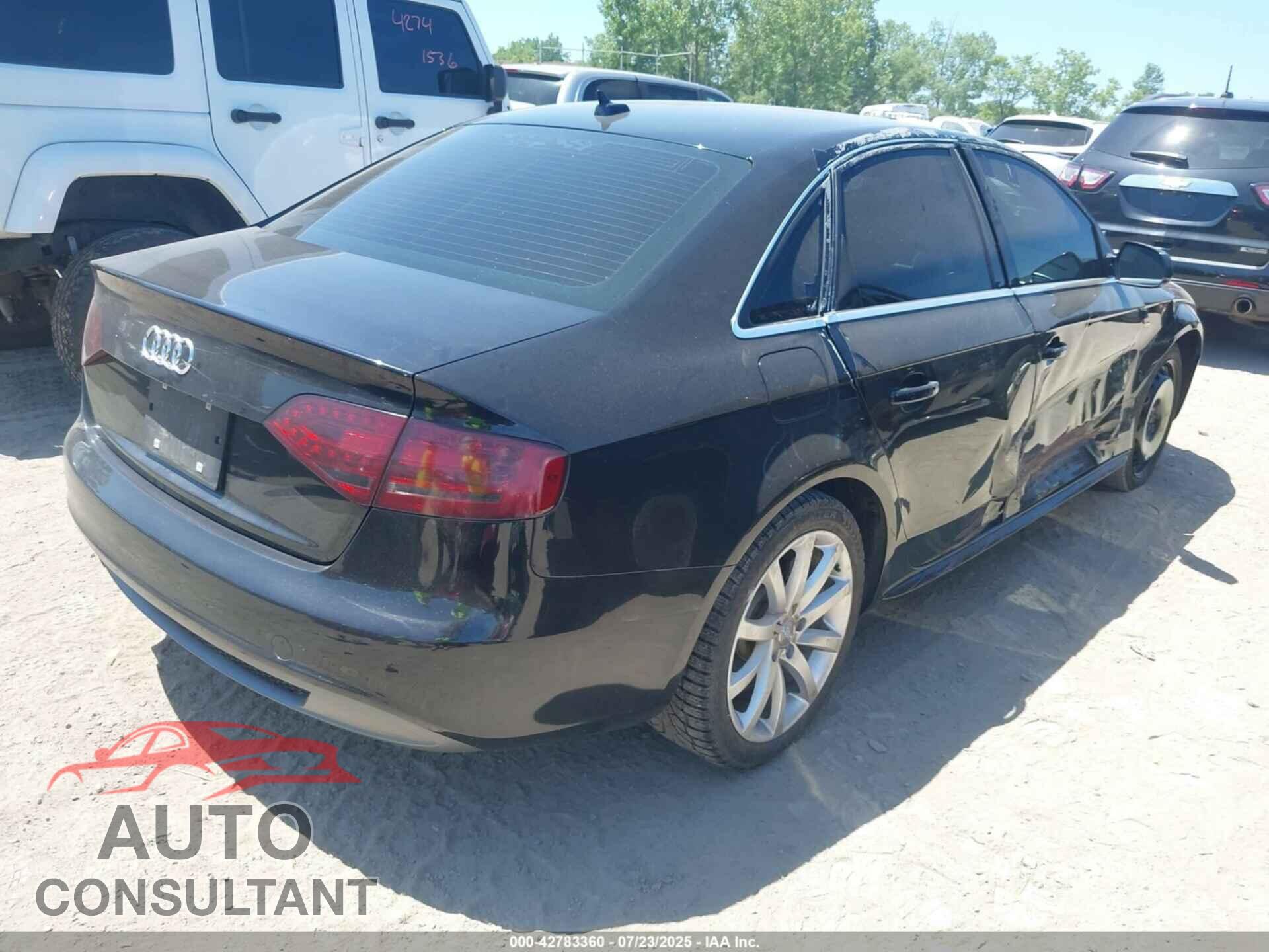 AUDI A4 2012 - WAUFFAFL7CA098939