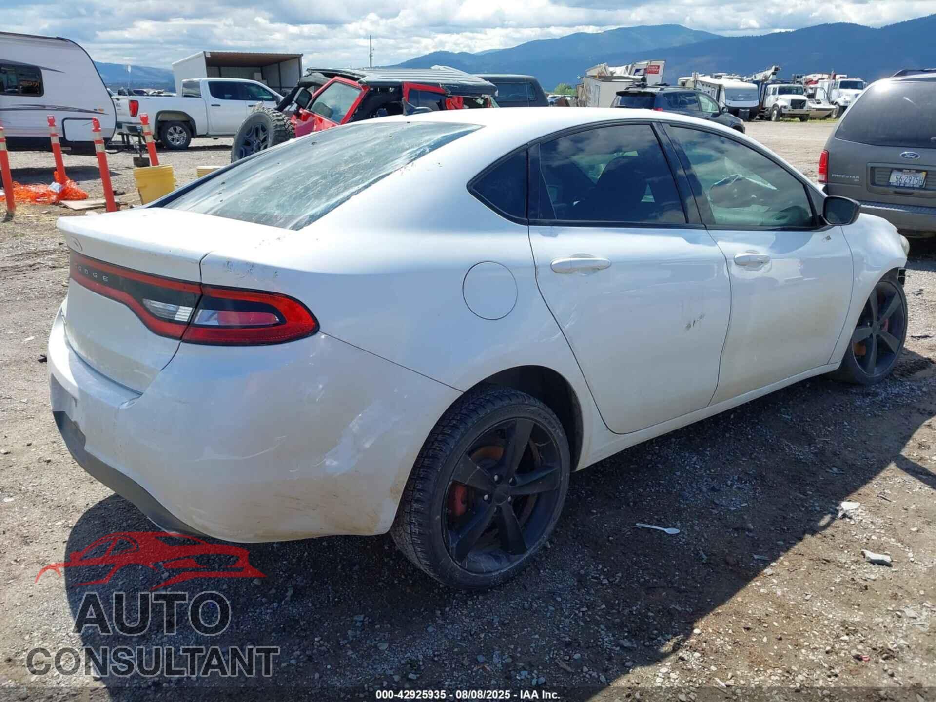 DODGE DART 2015 - 1C3CDFBB8FD241782