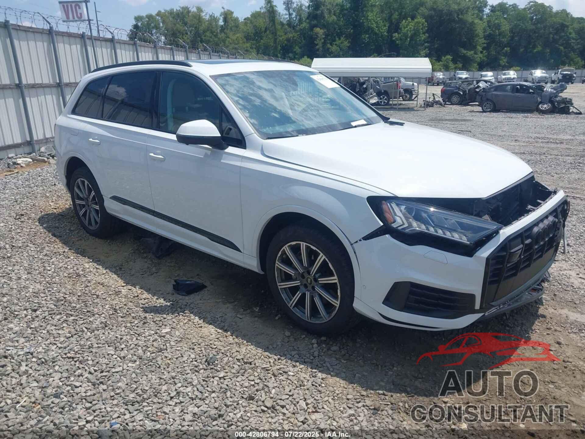 AUDI Q7 2022 - WA1LJBF77ND022193
