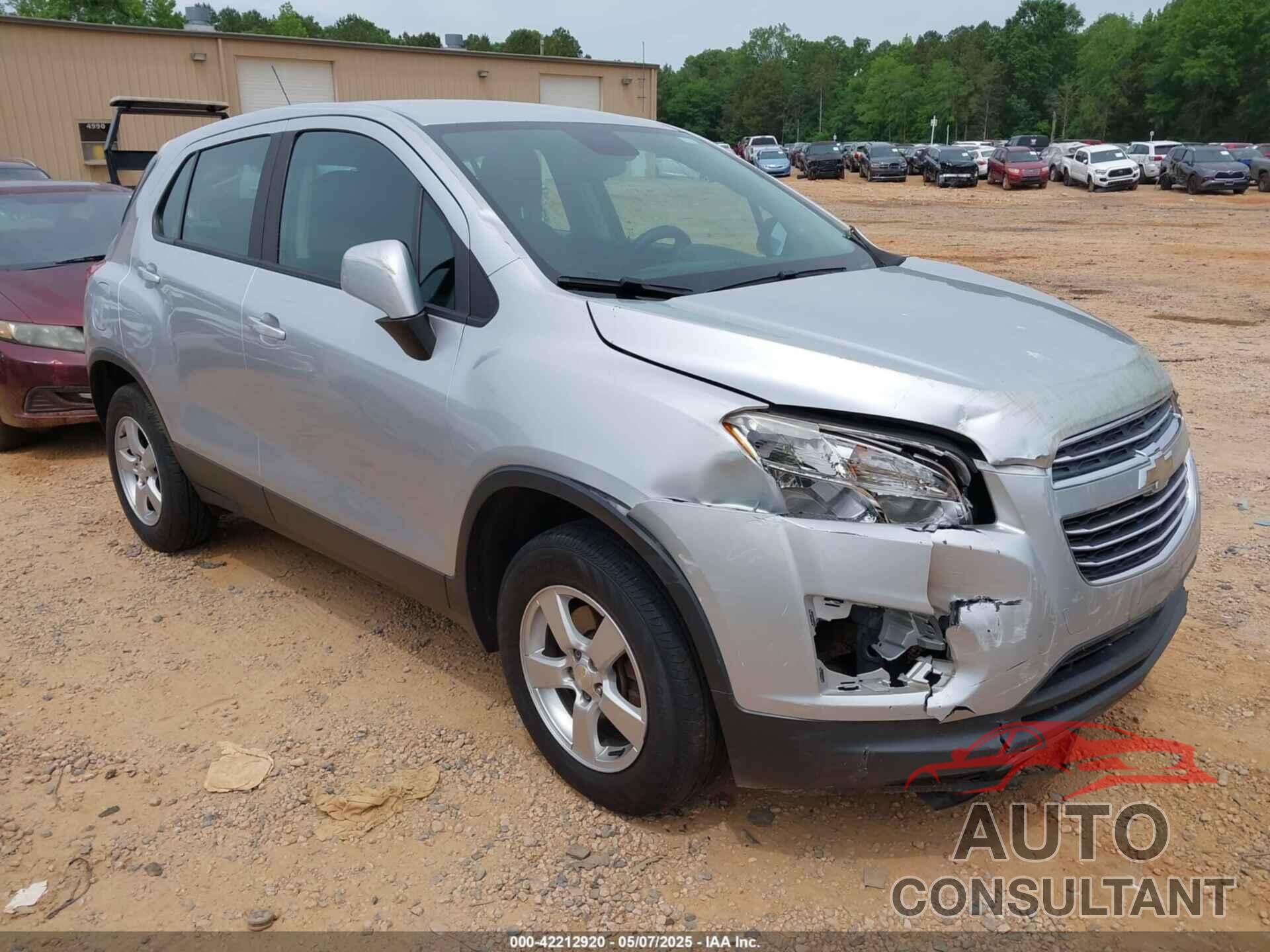 CHEVROLET TRAX 2016 - KL7CJNSB3GB759579