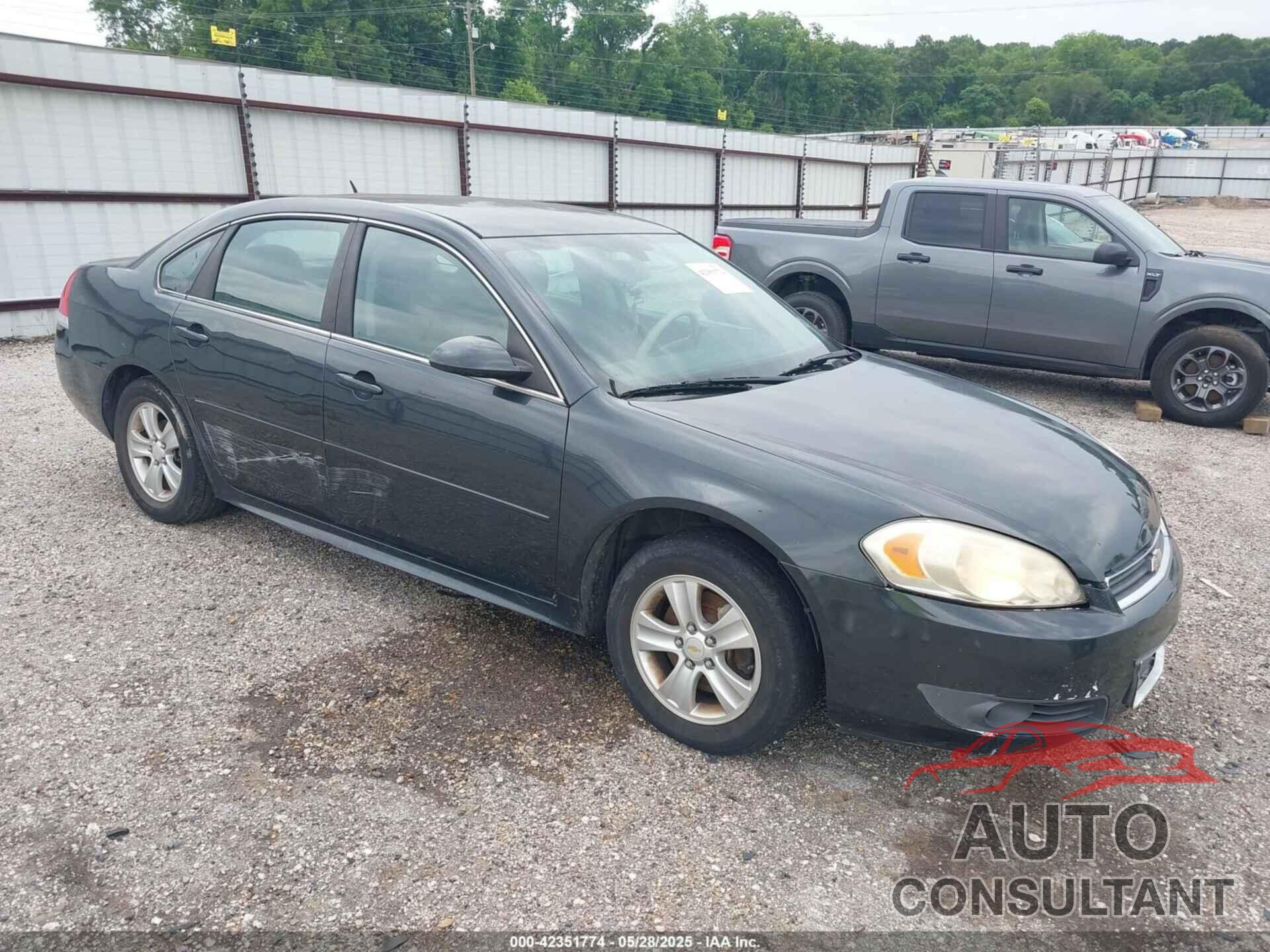 CHEVROLET IMPALA 2012 - 2G1WF5E32C1282426