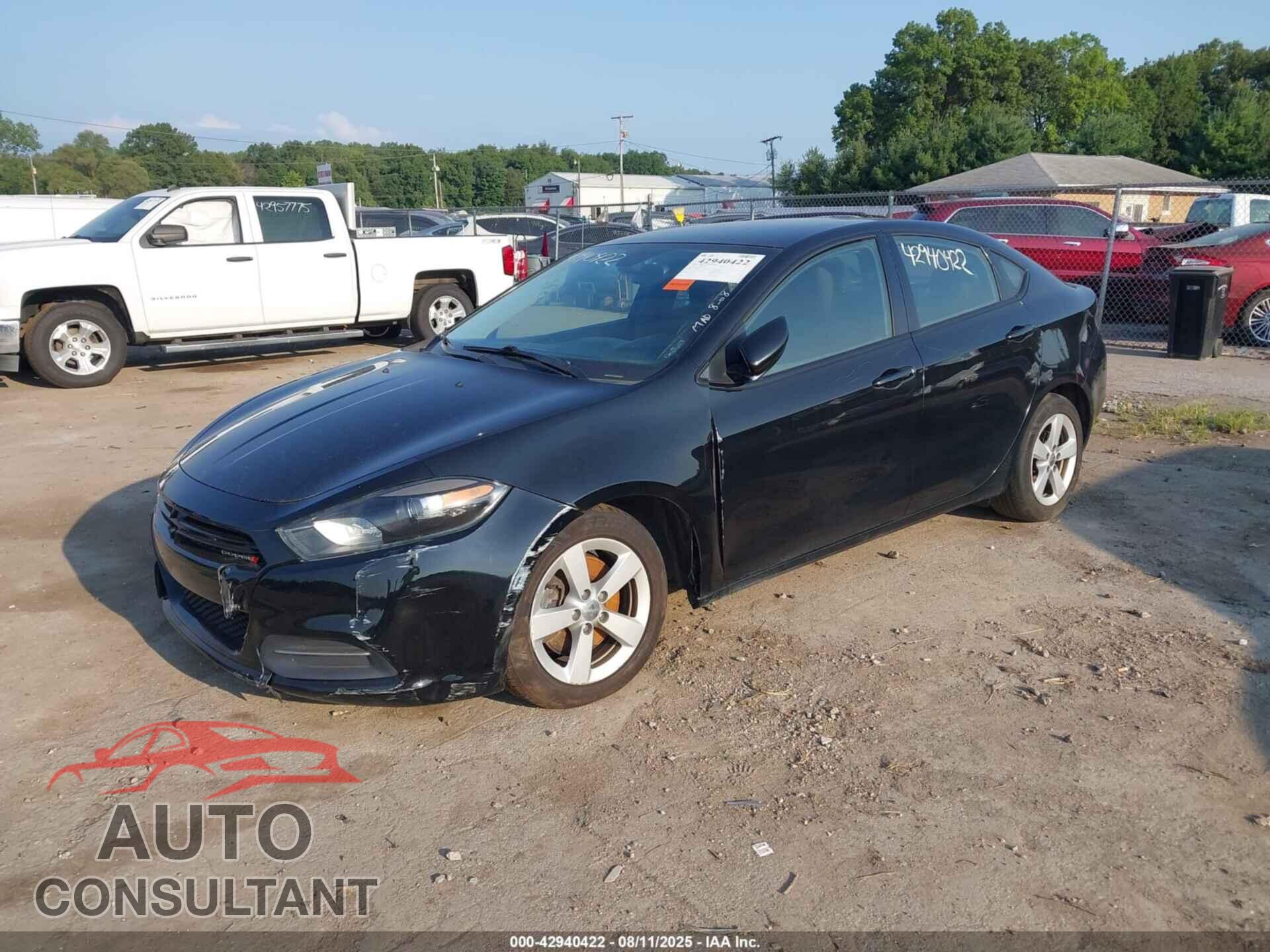 DODGE DART 2015 - 1C3CDFBB0FD201292