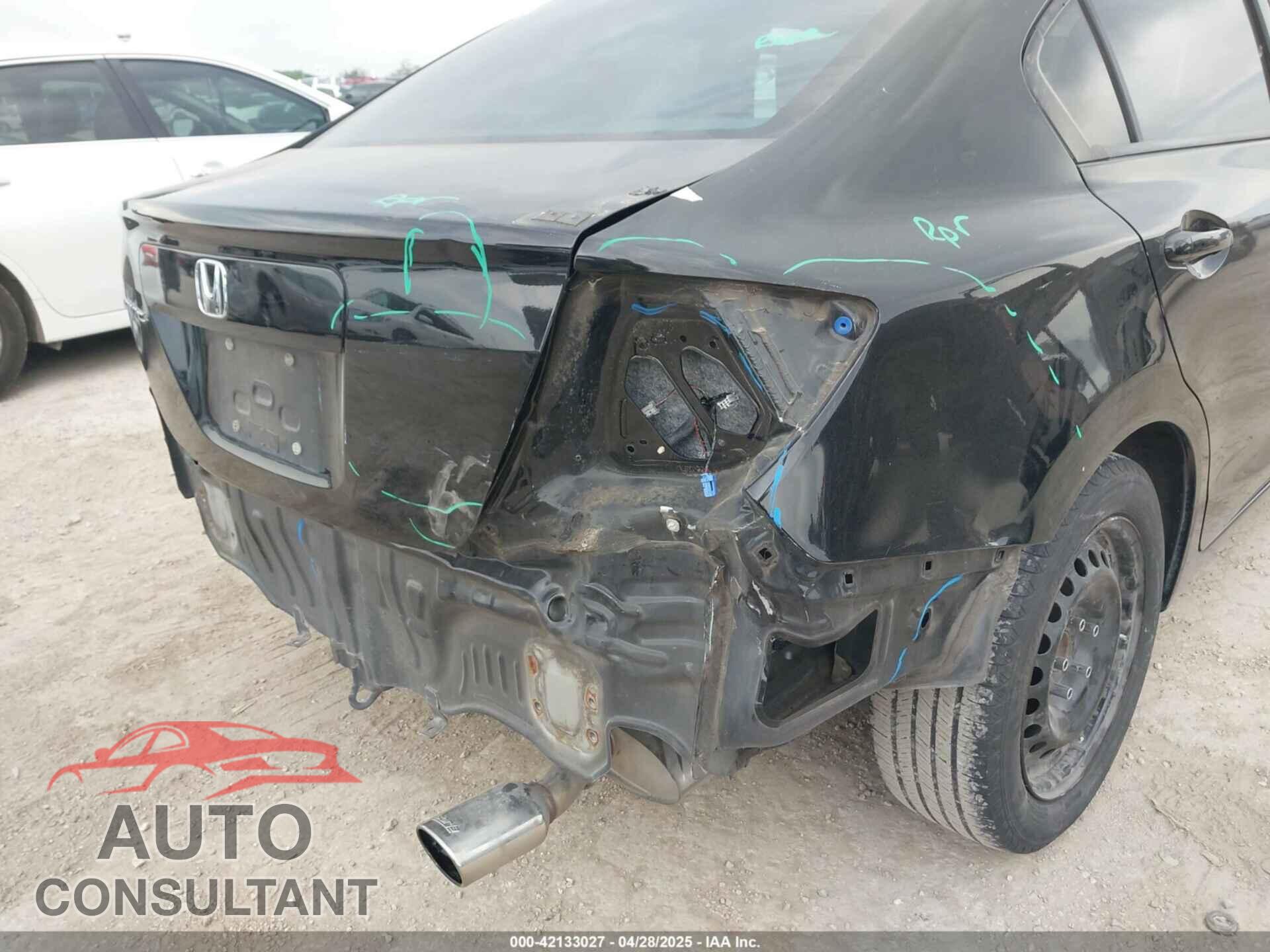 HONDA CIVIC 2012 - 19XFB2F58CE308256