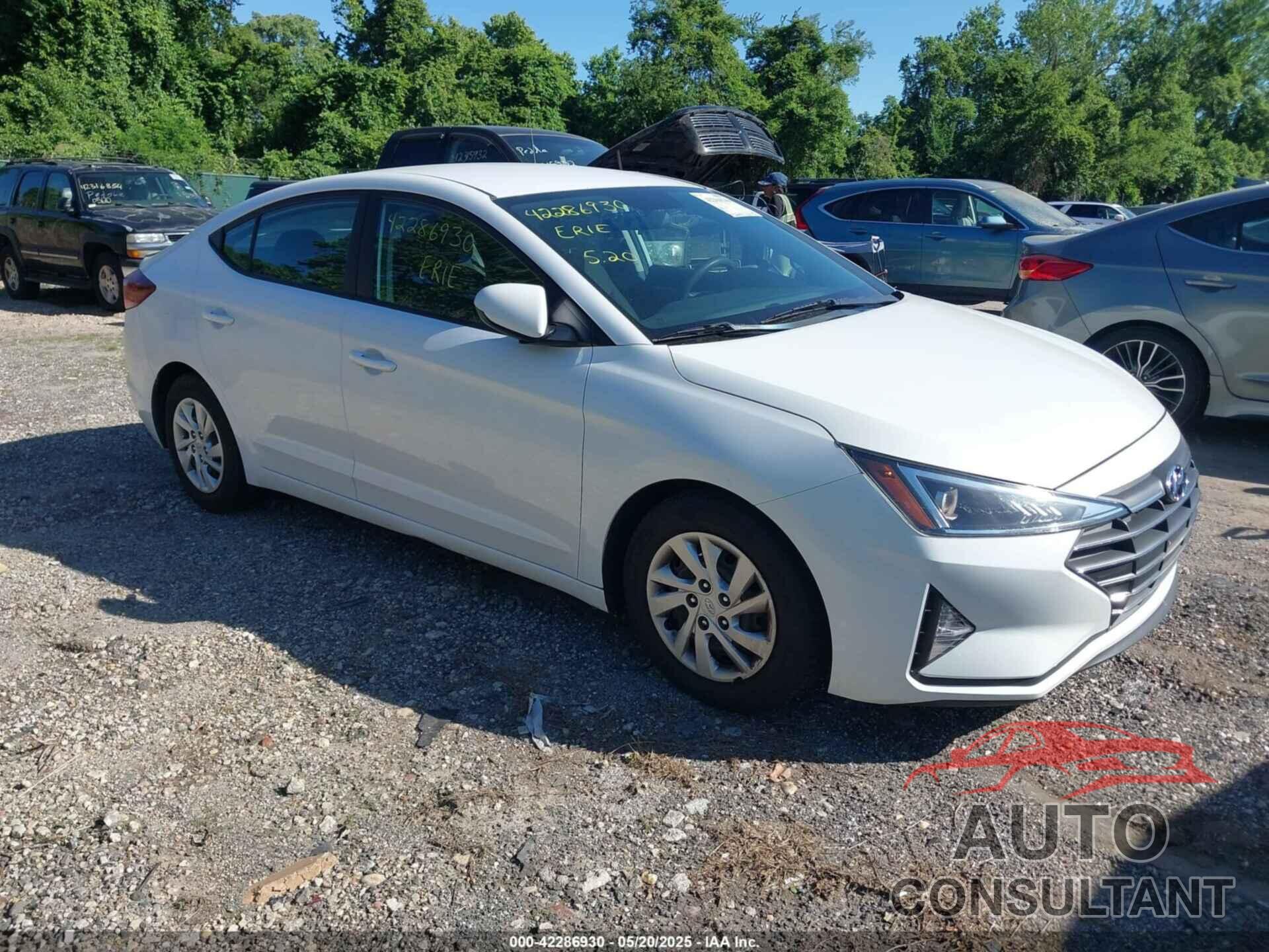 HYUNDAI ELANTRA 2019 - 5NPD74LF8KH406621