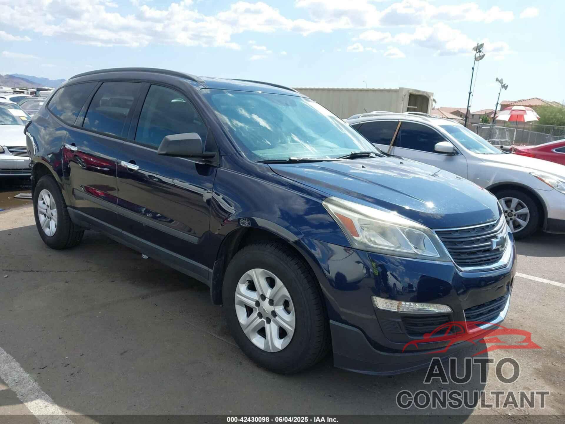 CHEVROLET TRAVERSE 2016 - 1GNKRFED1GJ140017