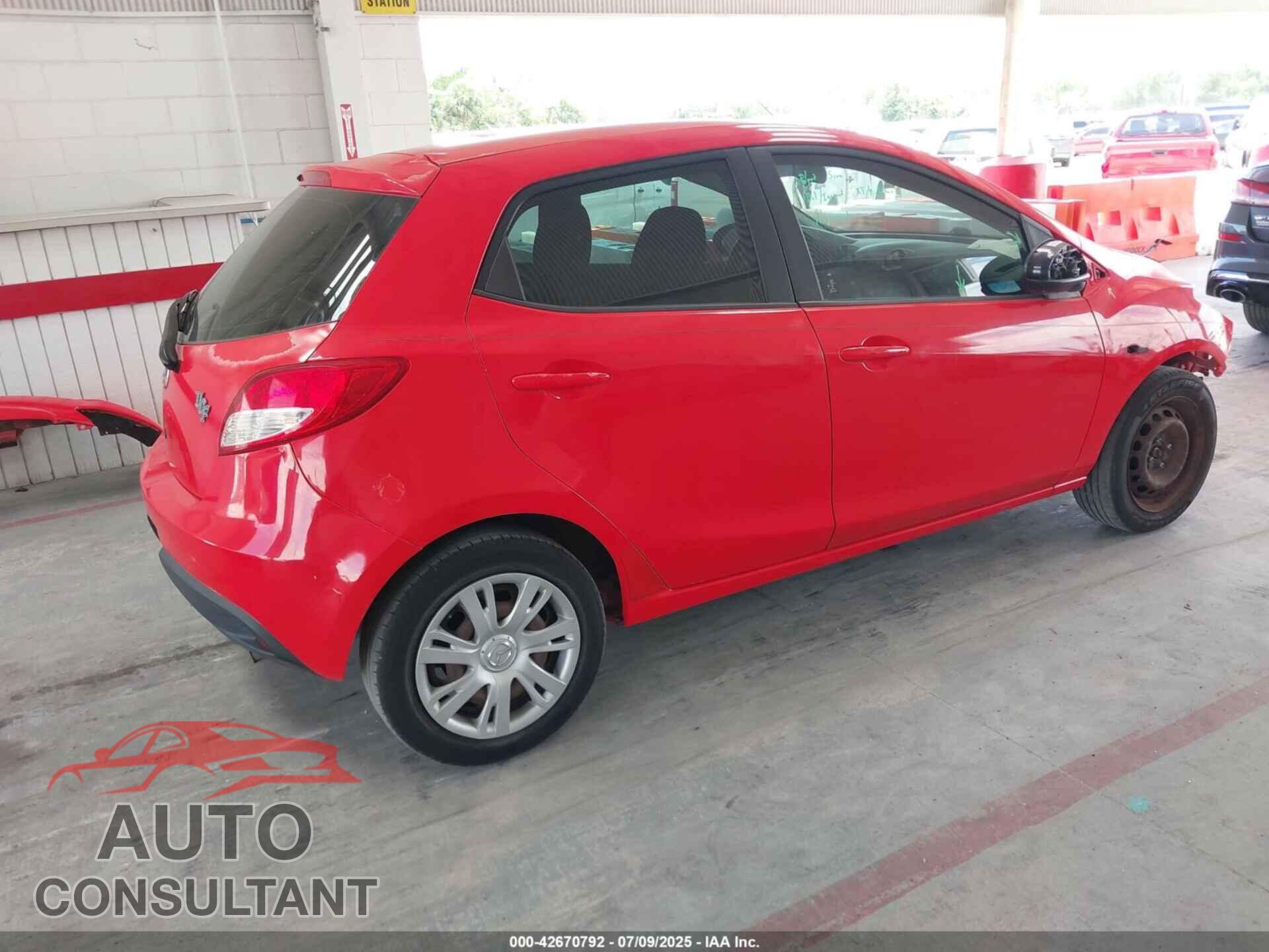 MAZDA MAZDA2 2011 - JM1DE1HY6B0126367